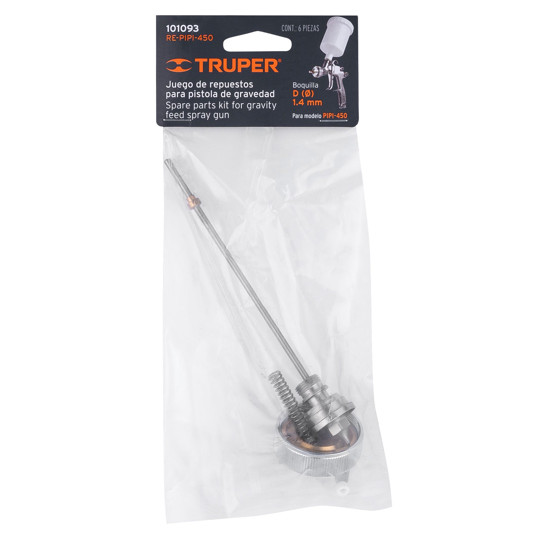 Repuestos para pistola para pintar PIPI-450, Truper