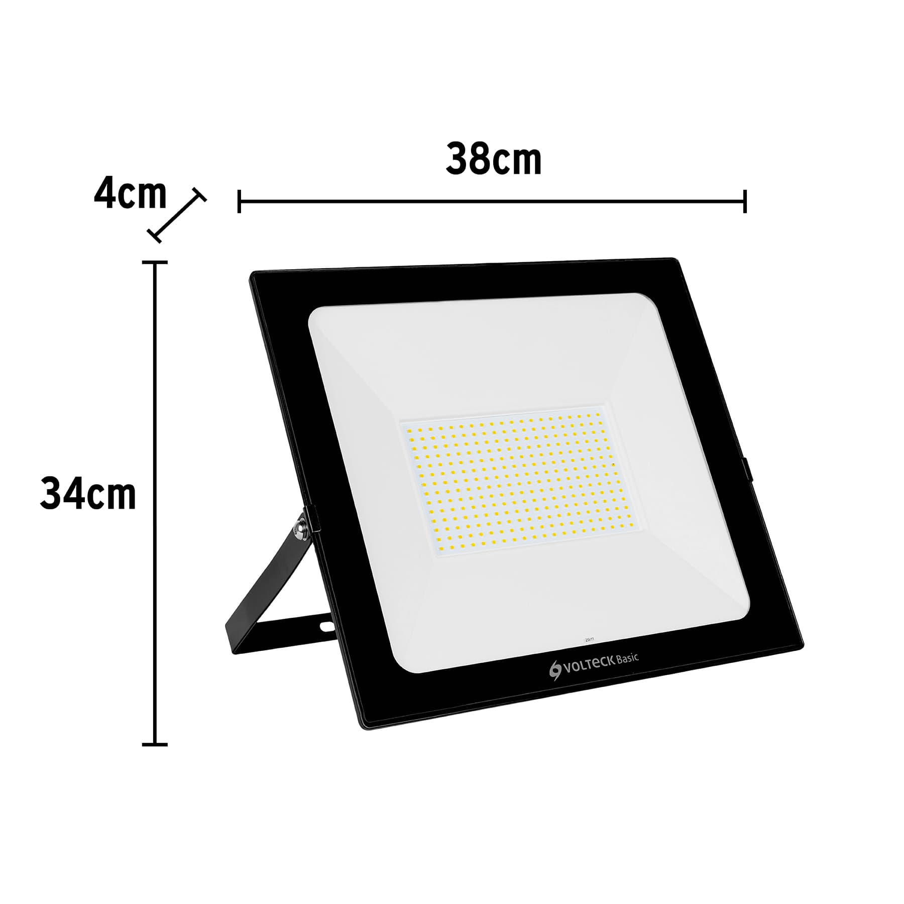 Reflector ultra delgado LED 200 W luz de día, Volteck Basic