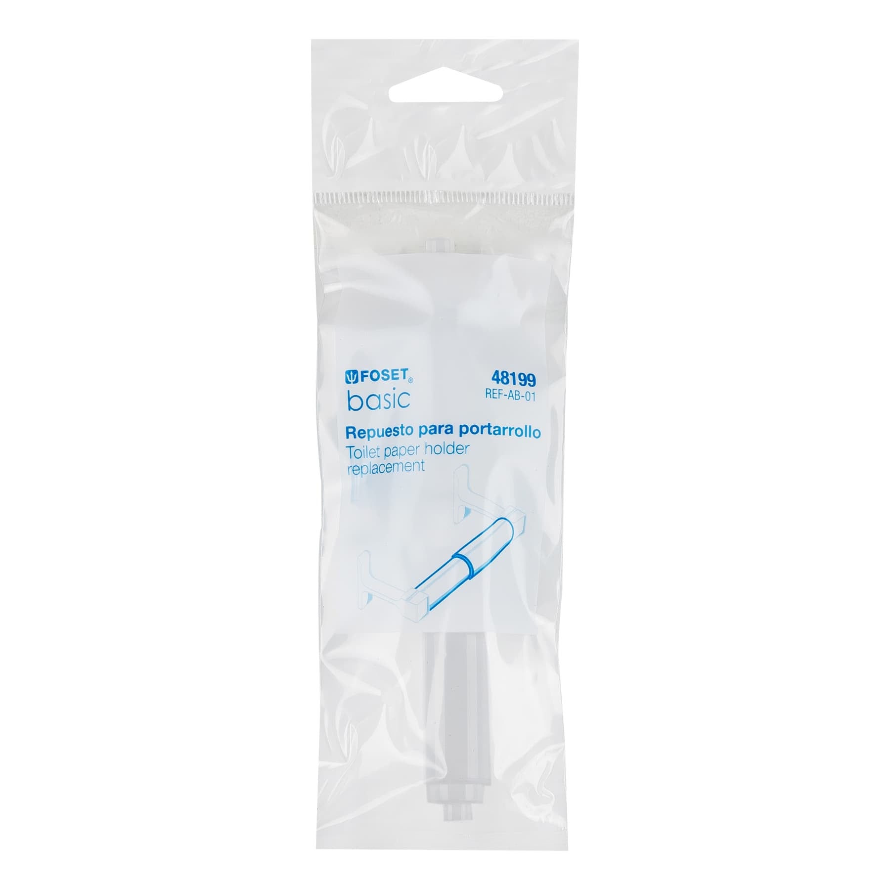 Tubo de repuesto para portarrollo, plástico, BASIC