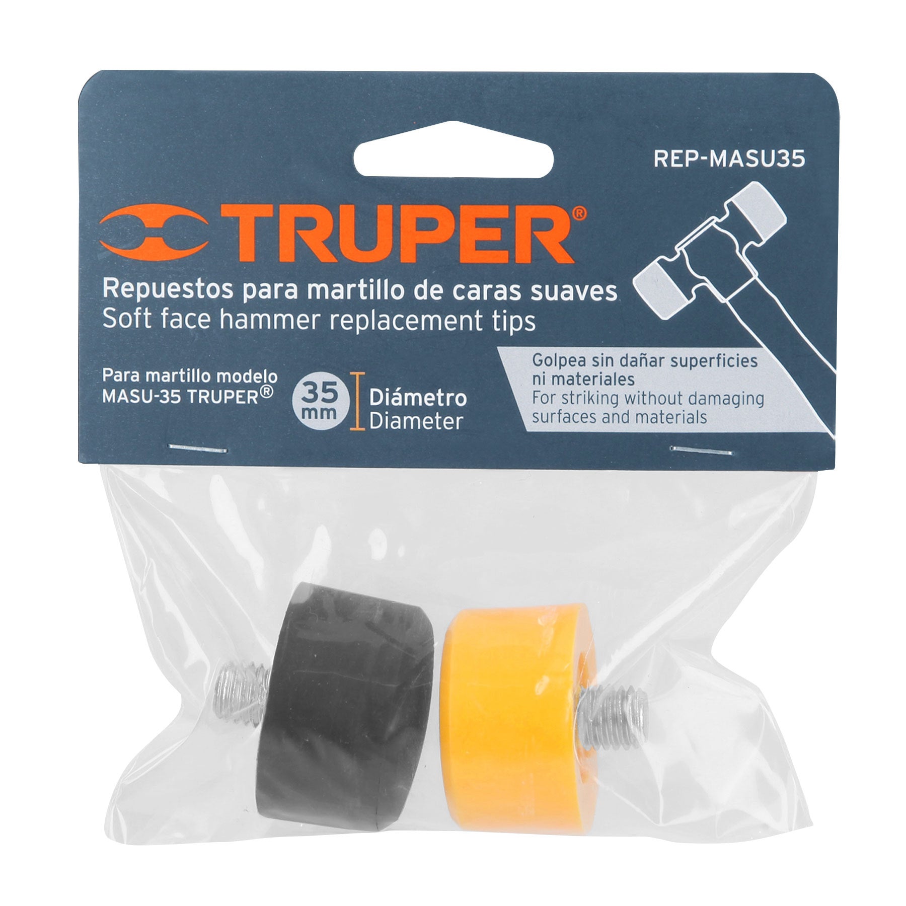 Caras de repuesto para MASU-35, Truper