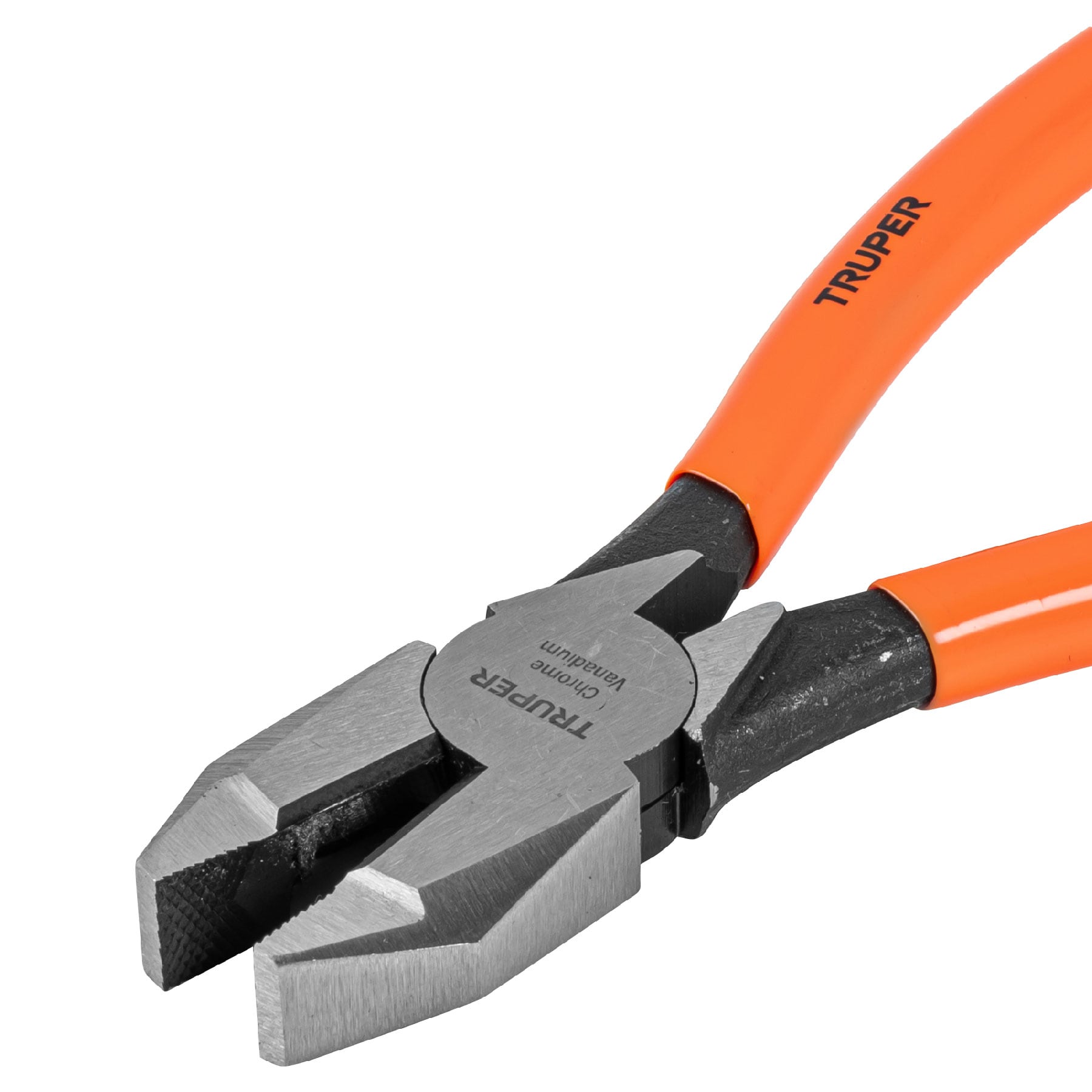 Pinza para electricista 7" uso rudo, mango PVC, Truper