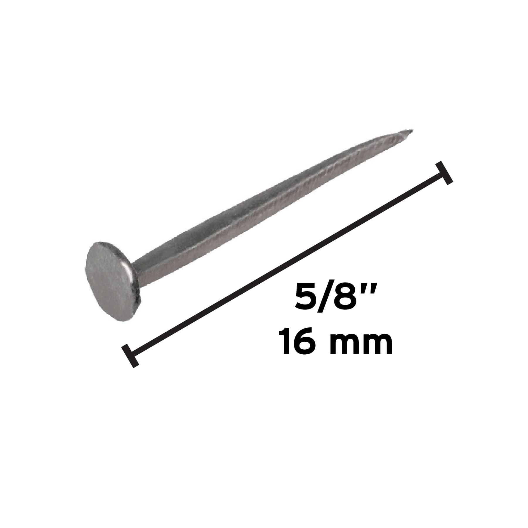 Bolsa con 1 kg de tachuelas pavonadas No. 10, Fiero