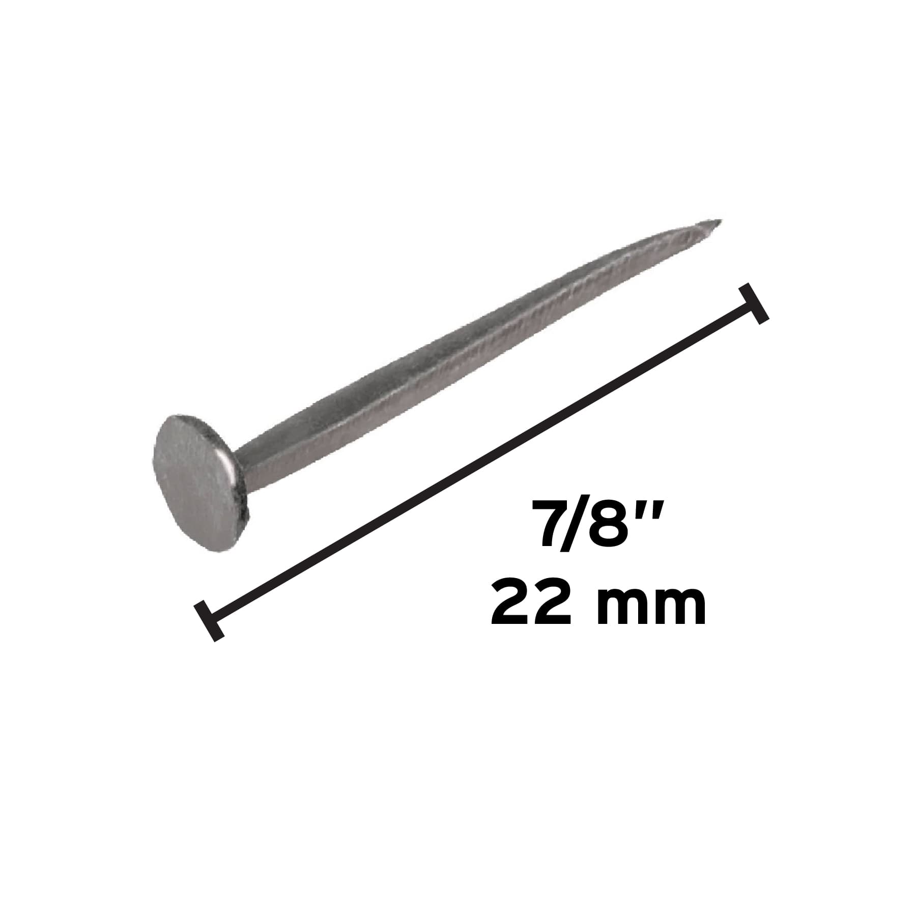 Bolsa con 1 kg de tachuelas pavonadas No. 14, Fiero