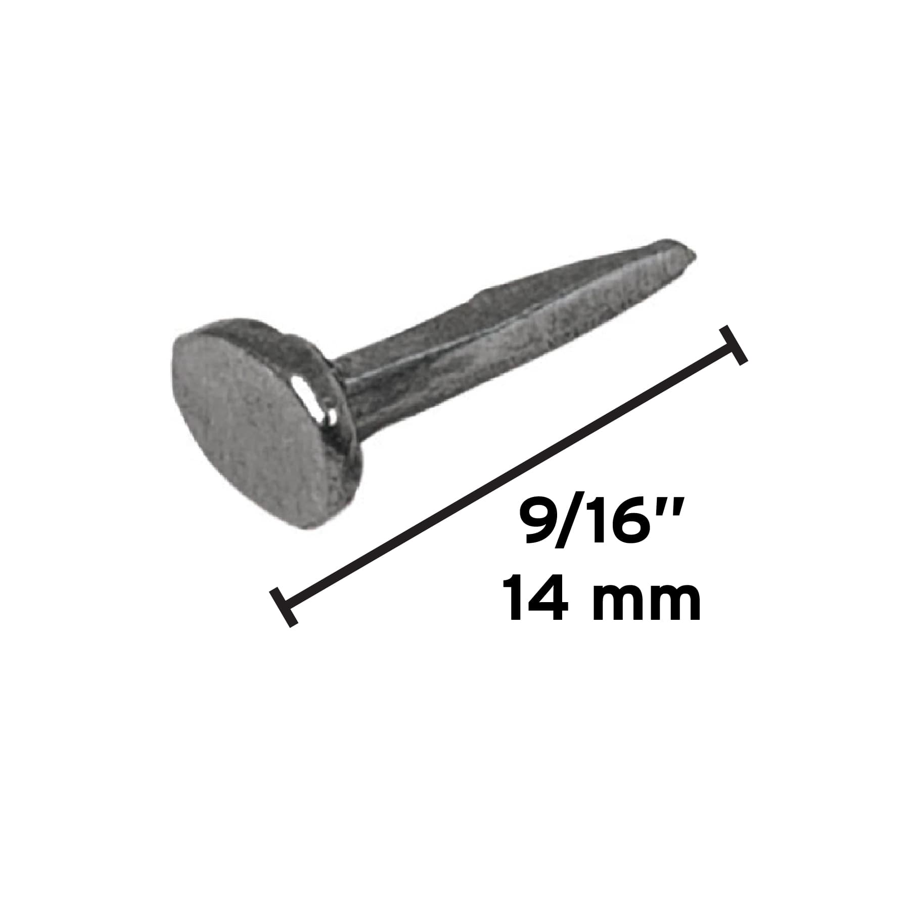 Bolsa con 1 kg de tachuelas pavonadas No. 8, Fiero