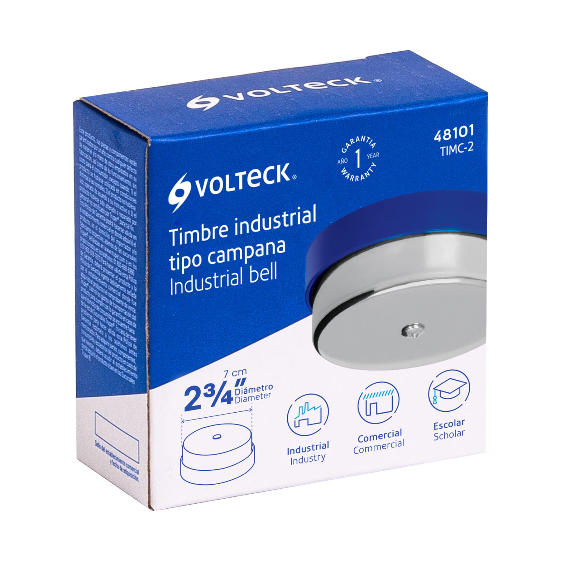 Timbre tipo campana de 2", Volteck