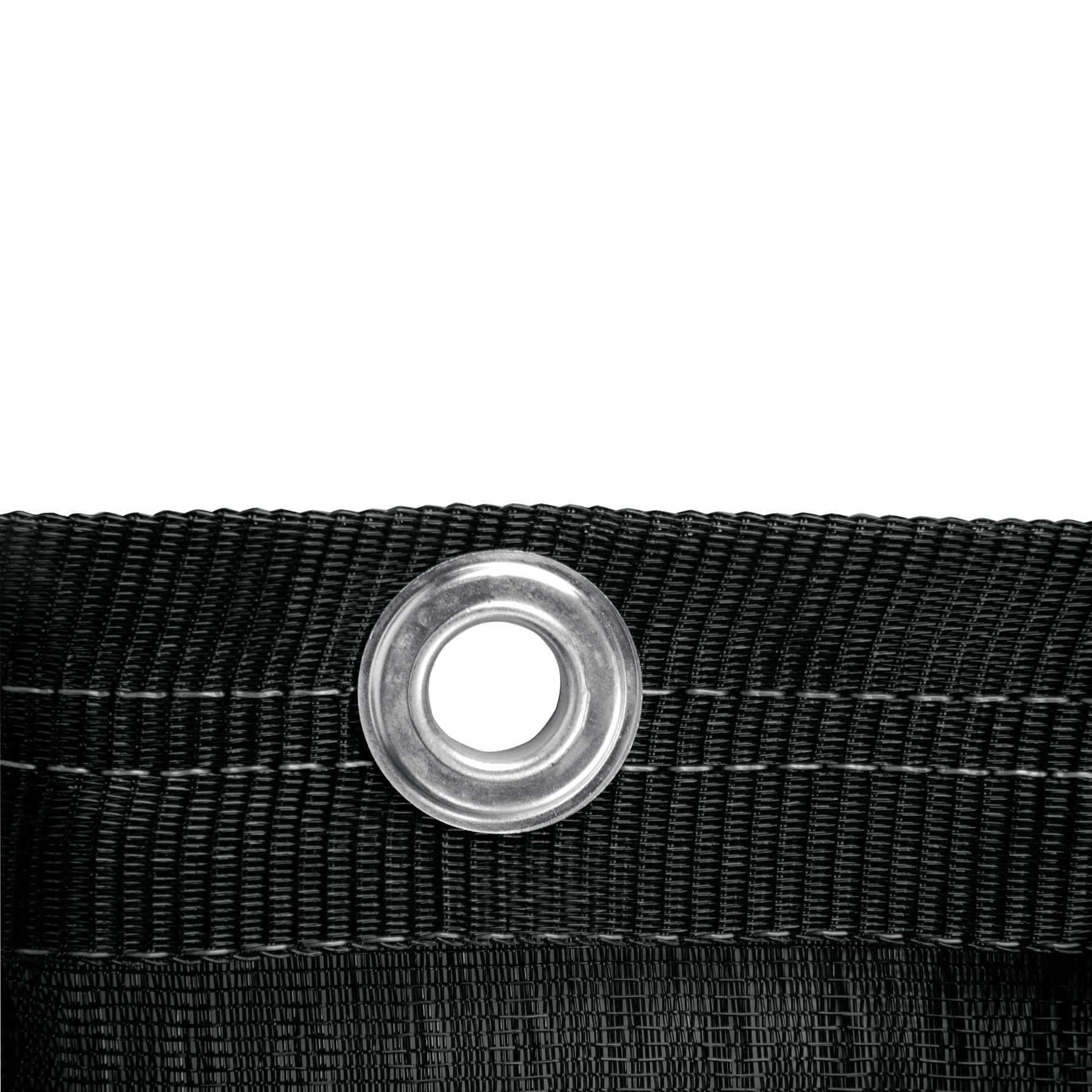 Toldo negro de 5 m de polietileno 80% sombra, ancho 3.60 m