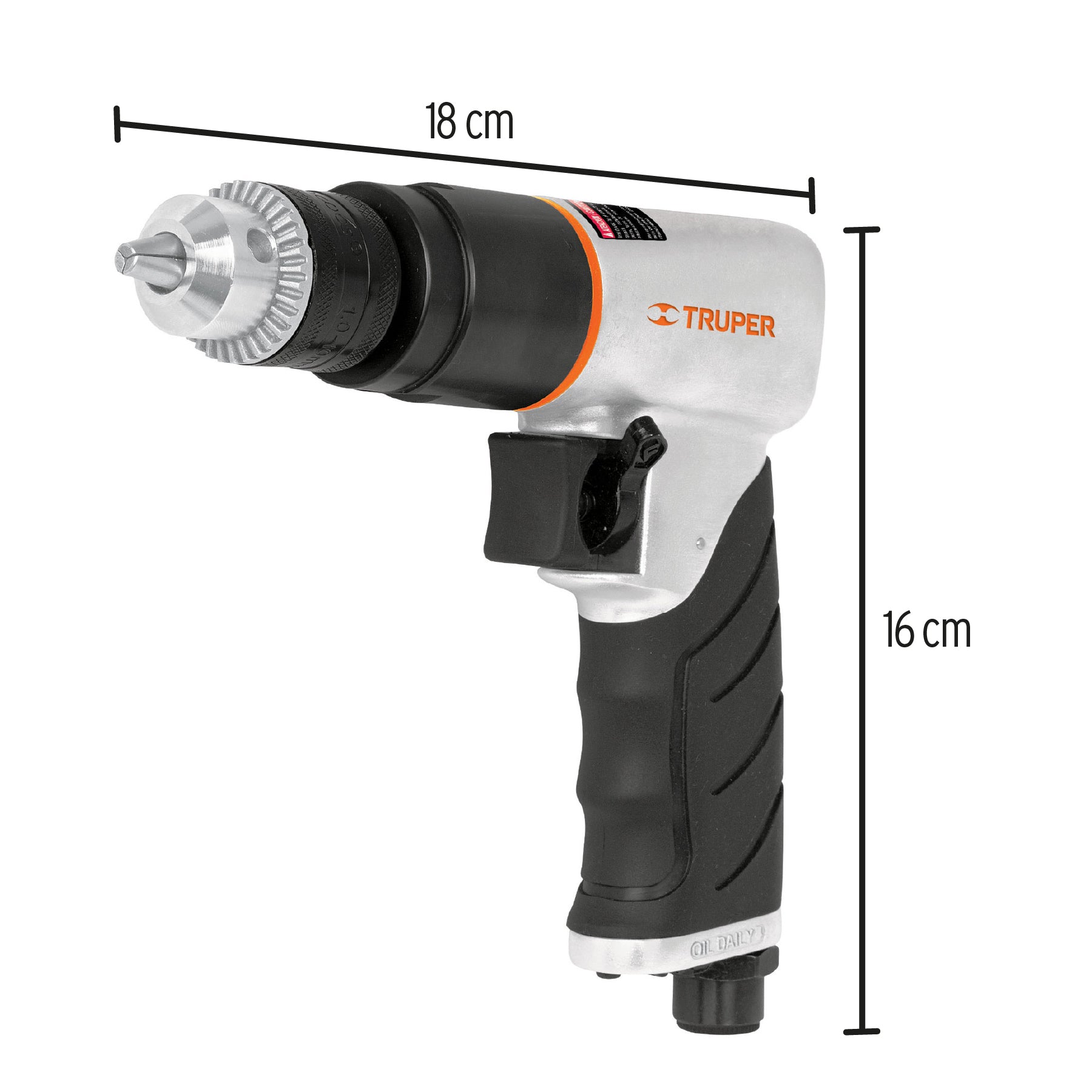 Taladro neumático reversible 3/8", Truper