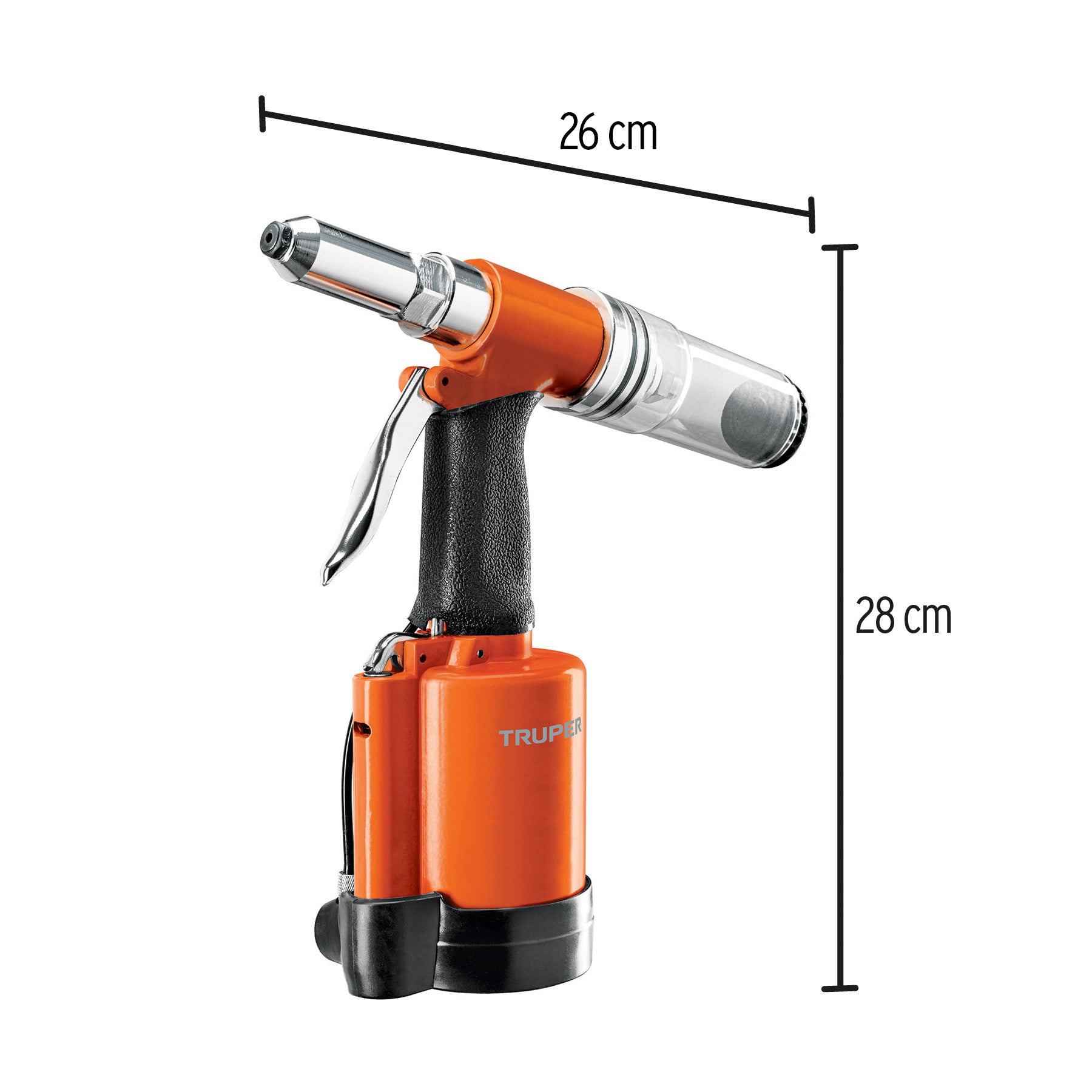 Remachadora neumática 3/16", Truper