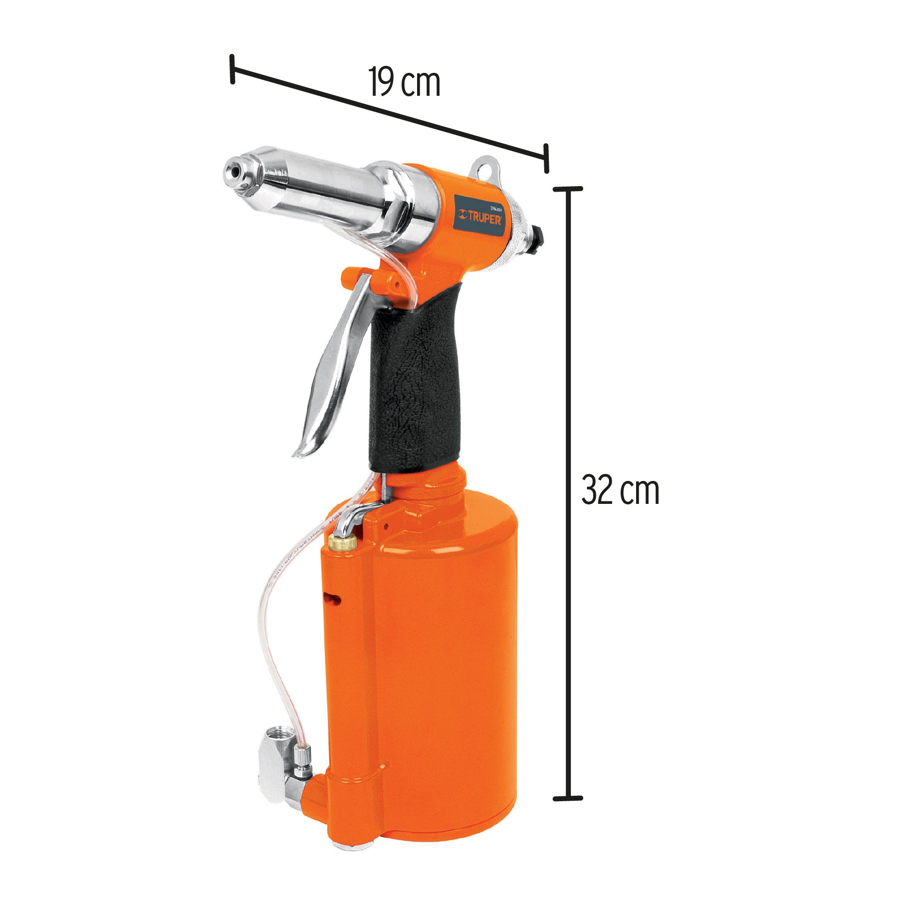 Remachadora neumática 1/4", Truper