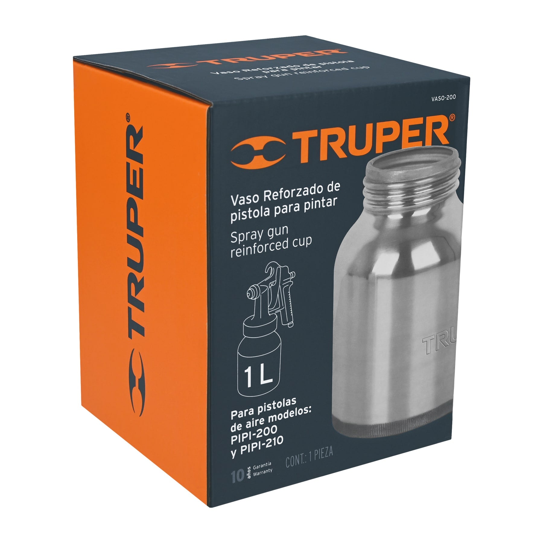 Vaso aluminio de repuesto para PIPI-200/210, Truper