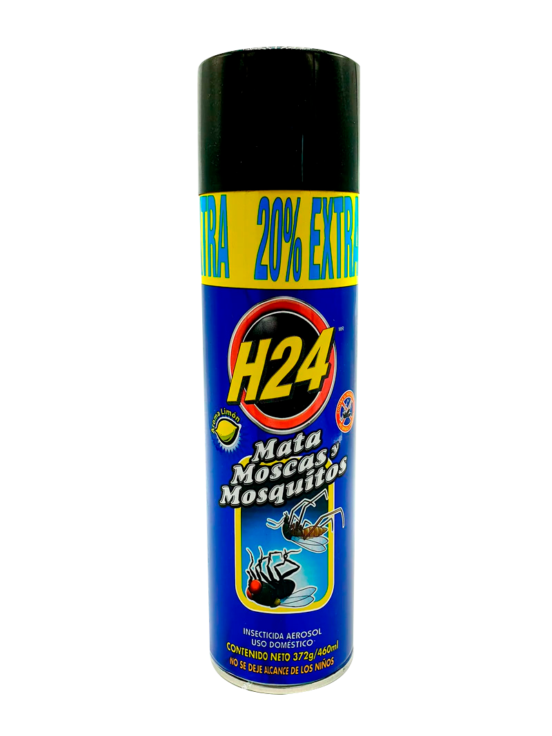 Insecticida en aerosol H24 mata moscas y mosquitos, 372g