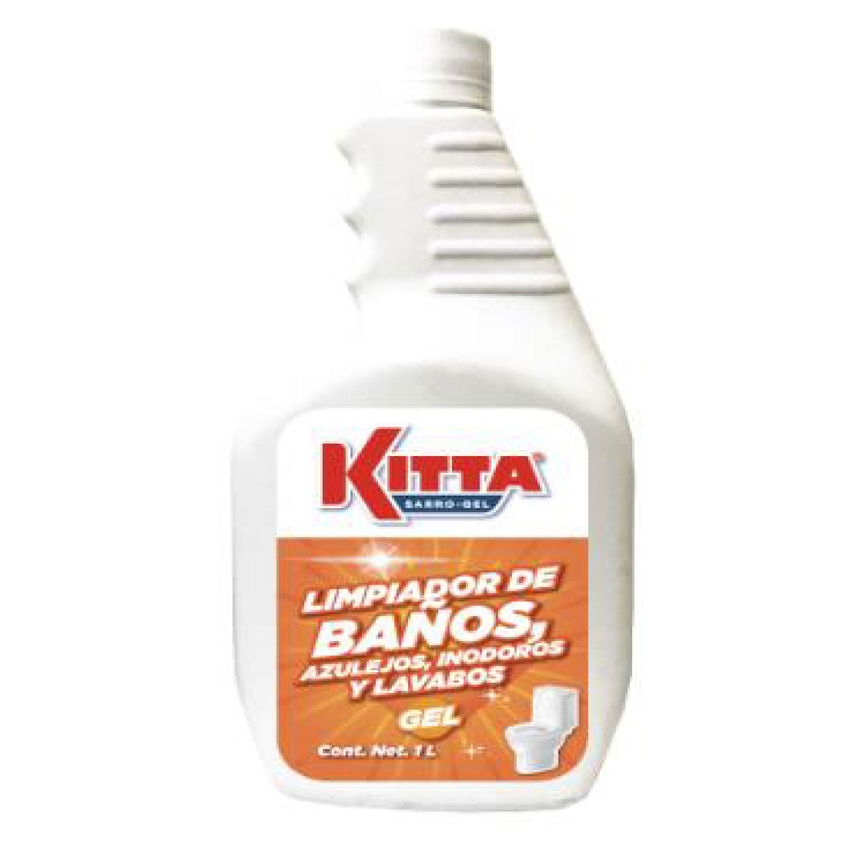 Limpiabaños Kitta sarro en gel, 1 litro