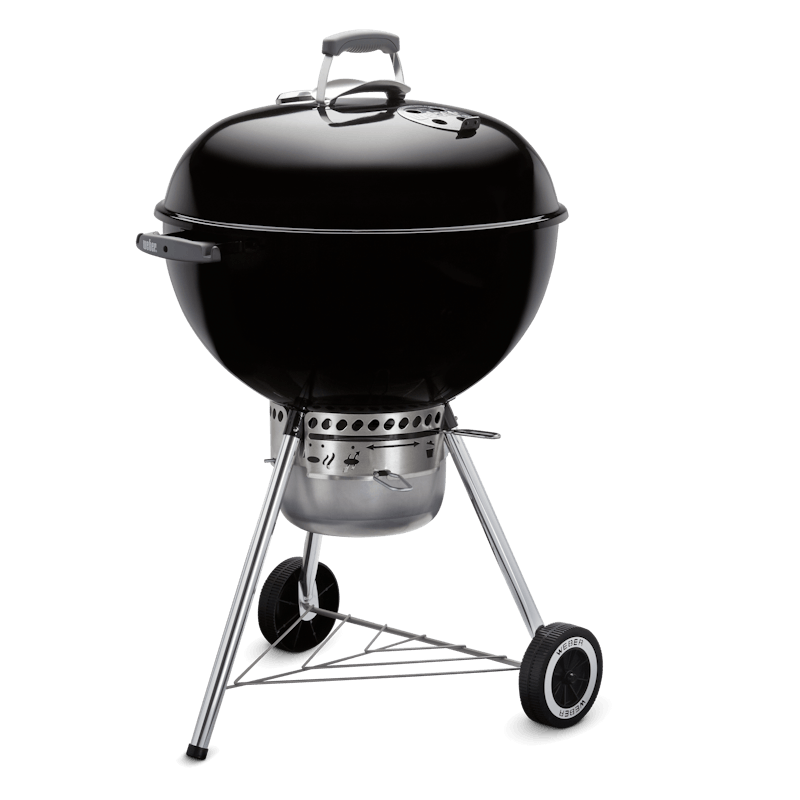 Asador de carbón Original Kettle Premium, 22", Negro