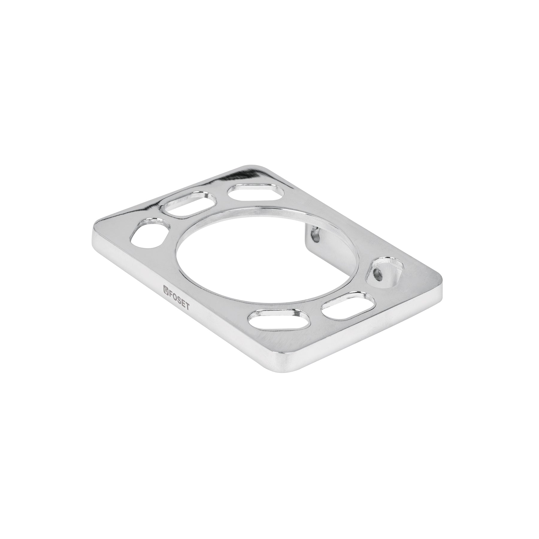 Portavaso cepillero, metálico, cromo, BASIC, Foset, A-907, 49610