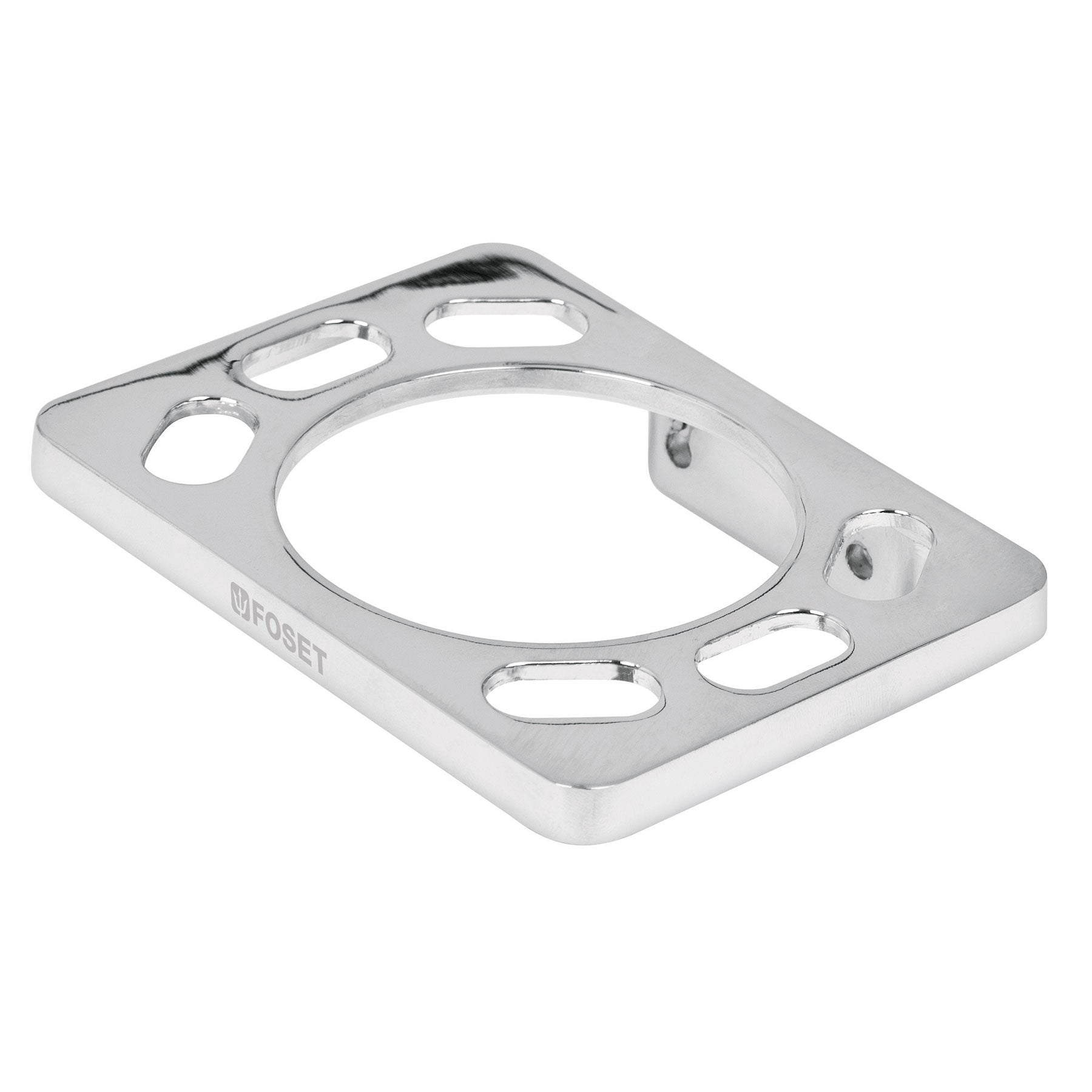 Portavaso cepillero, metálico, cromo, BASIC