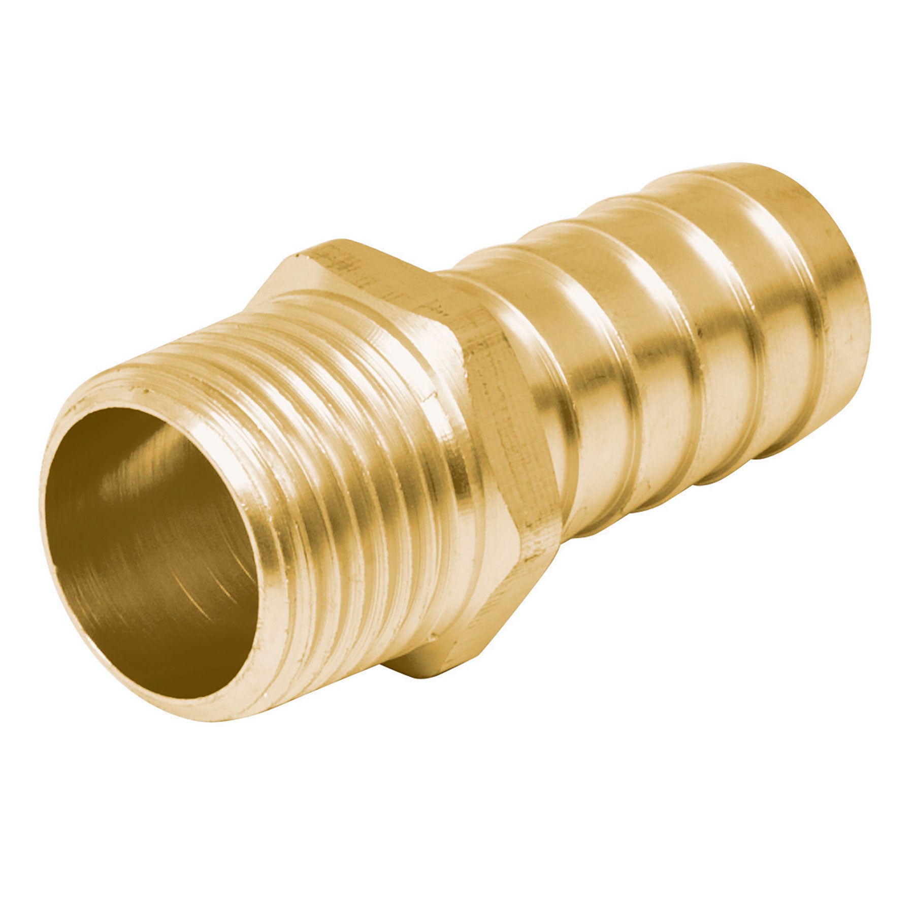 Adaptador macho de latón 1/2" para poliducto, Foset