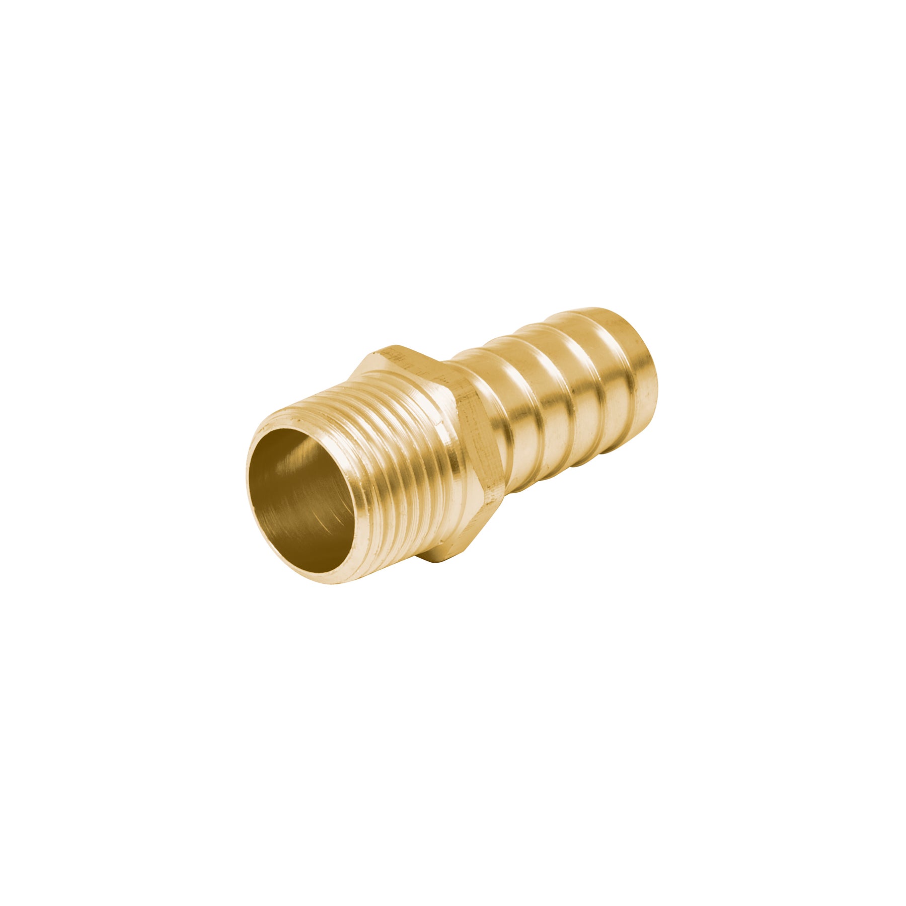 Adaptador macho de latón 1/2" para poliducto, Foset
