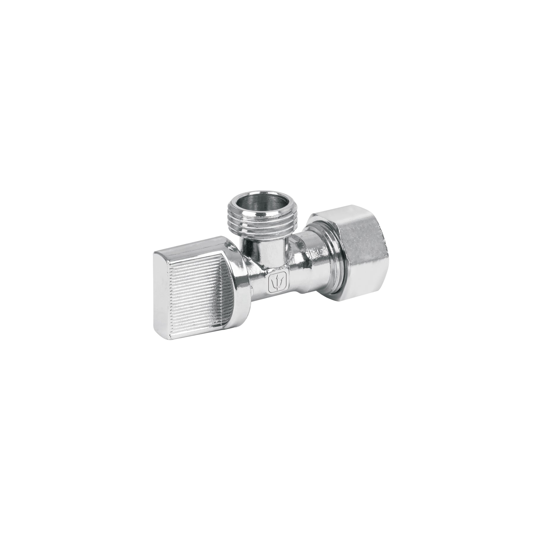 Llave angular 1/2" para CPVC, 1/4 vuelta, barrilito, Foset, ANG-CPVC, 49108