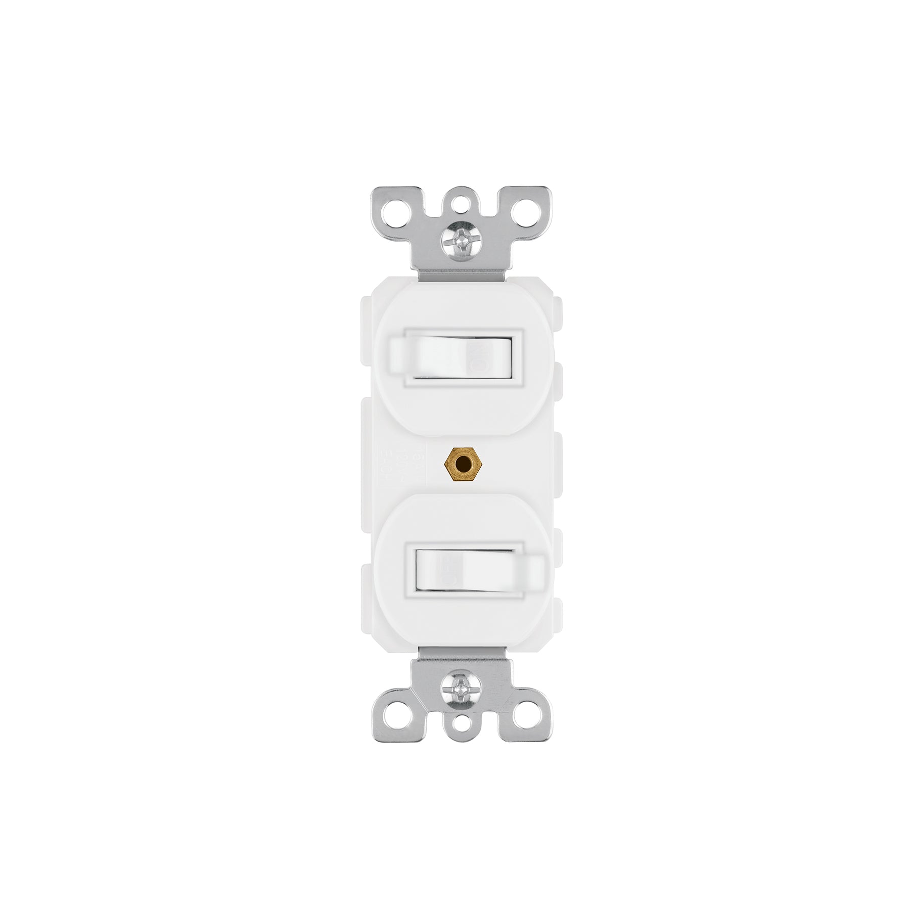 Interruptor dúplex de palanca, Standard, blanco, Volteck, APDO-SB, 47729