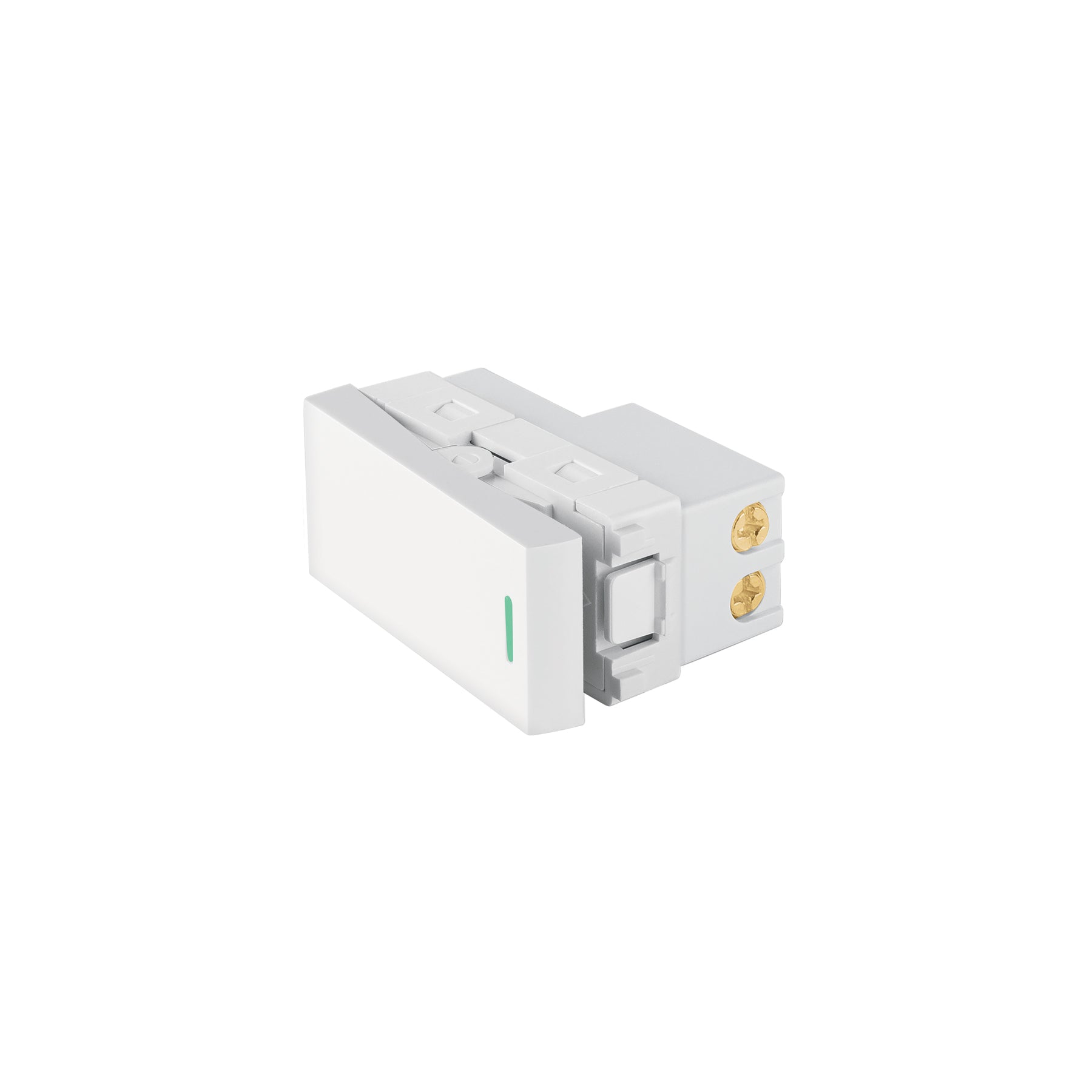 Interruptor de 3 vías blanco de 1 módulo, línea Lisboa, Volteck, APSE-ELB, 47943