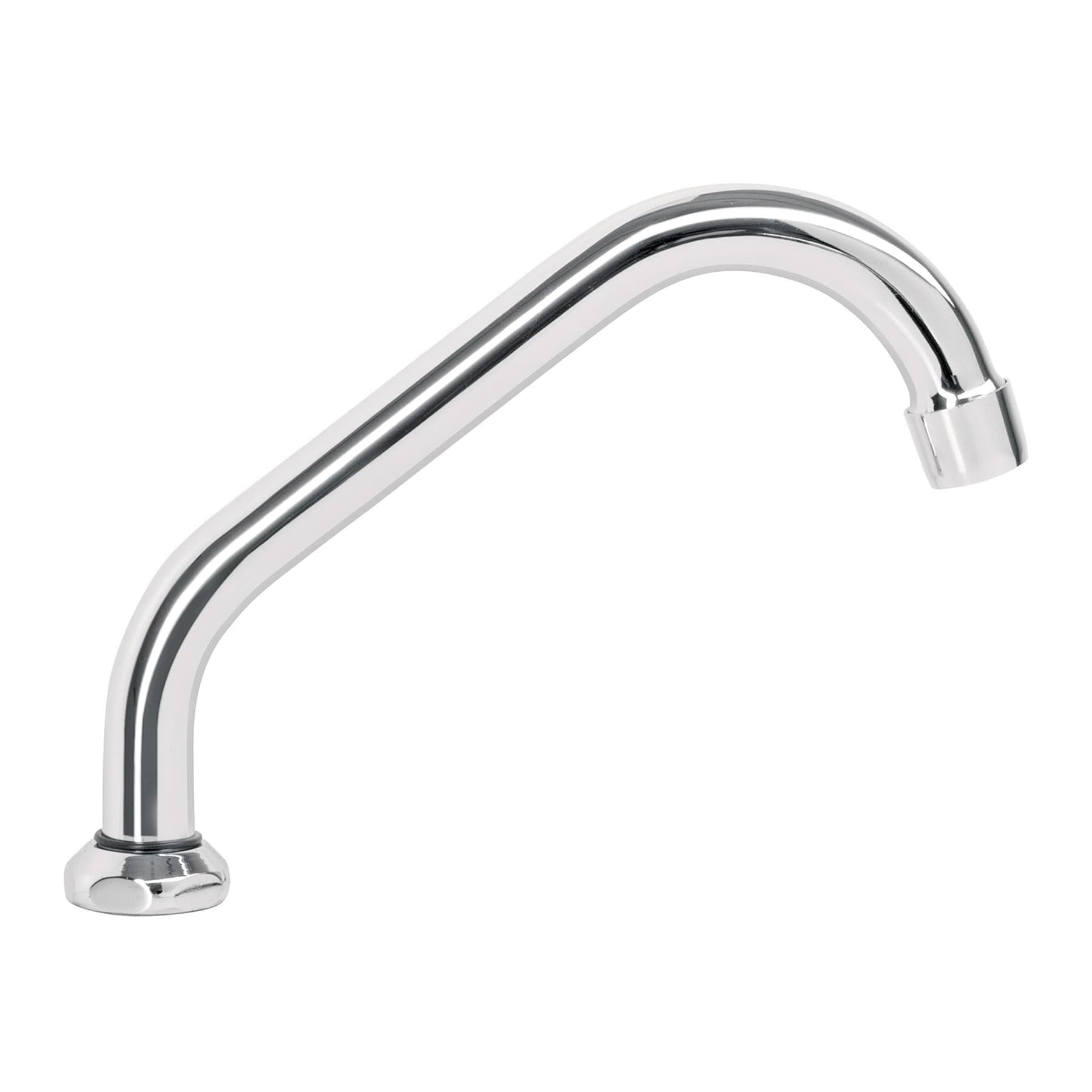 Cuello corto para mezcladora de fregadero, cromo, AQUA, Foset, AQCR-92, 49360