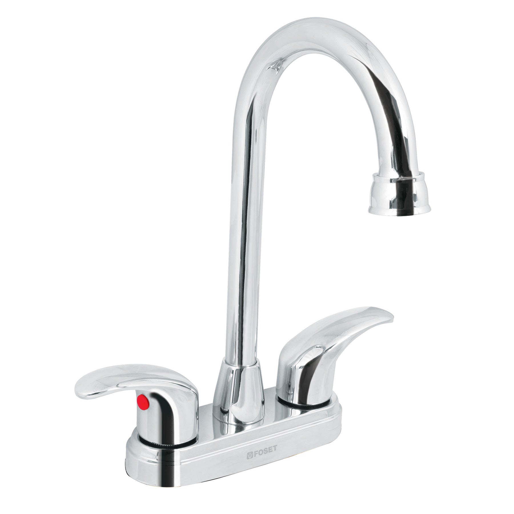 Mezcladora lavabo 4" cromo, tipo bar, palanca, AQUA
