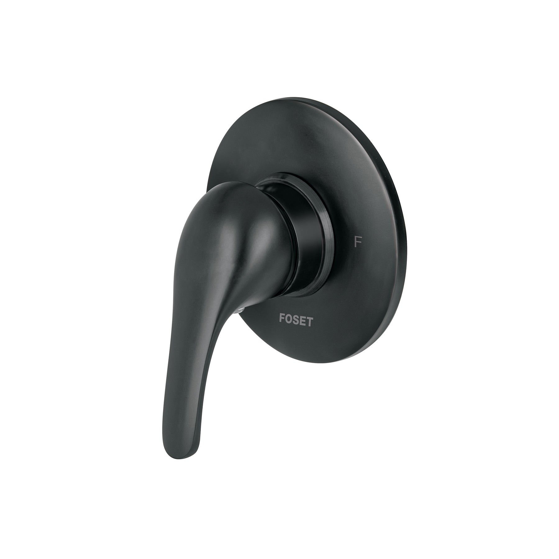 Monomando para regadera, negro, AQUA, Foset, AQM-71M, 48472