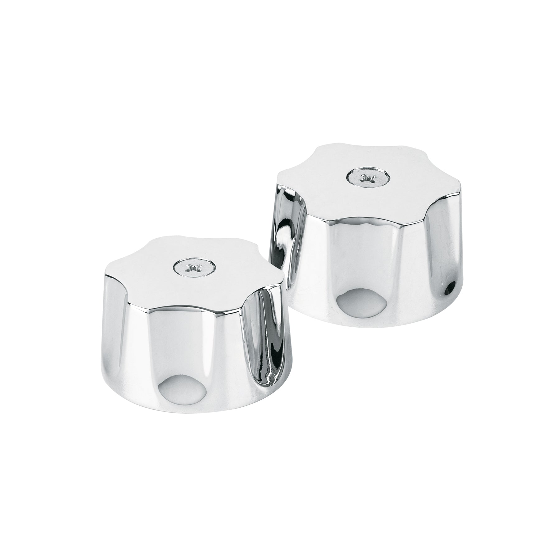 Juego de manerales hexagonales para lav-fregadero, cromo, Aqua