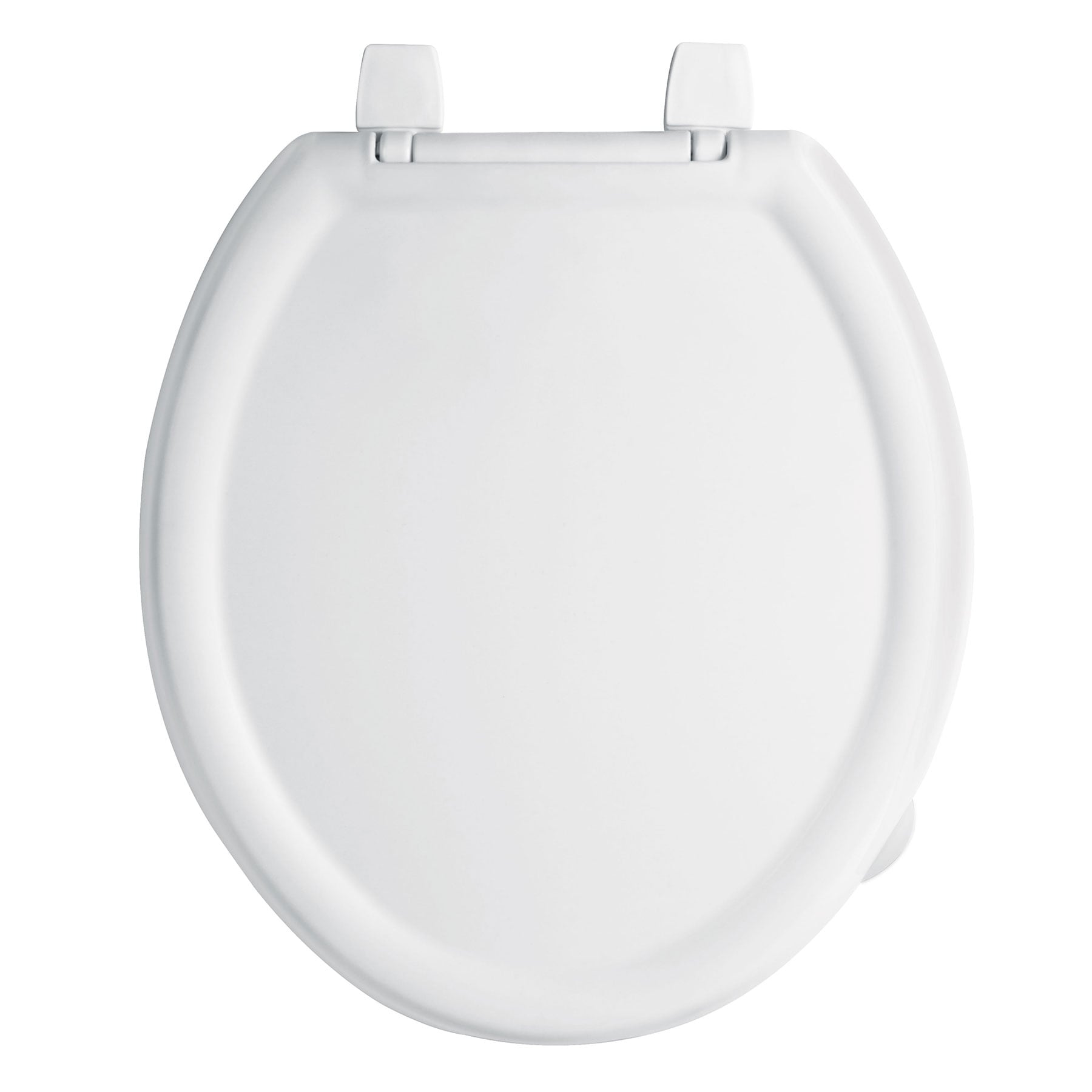 Asiento redondo ligero con tapa para WC, blanco, Foset BASIC