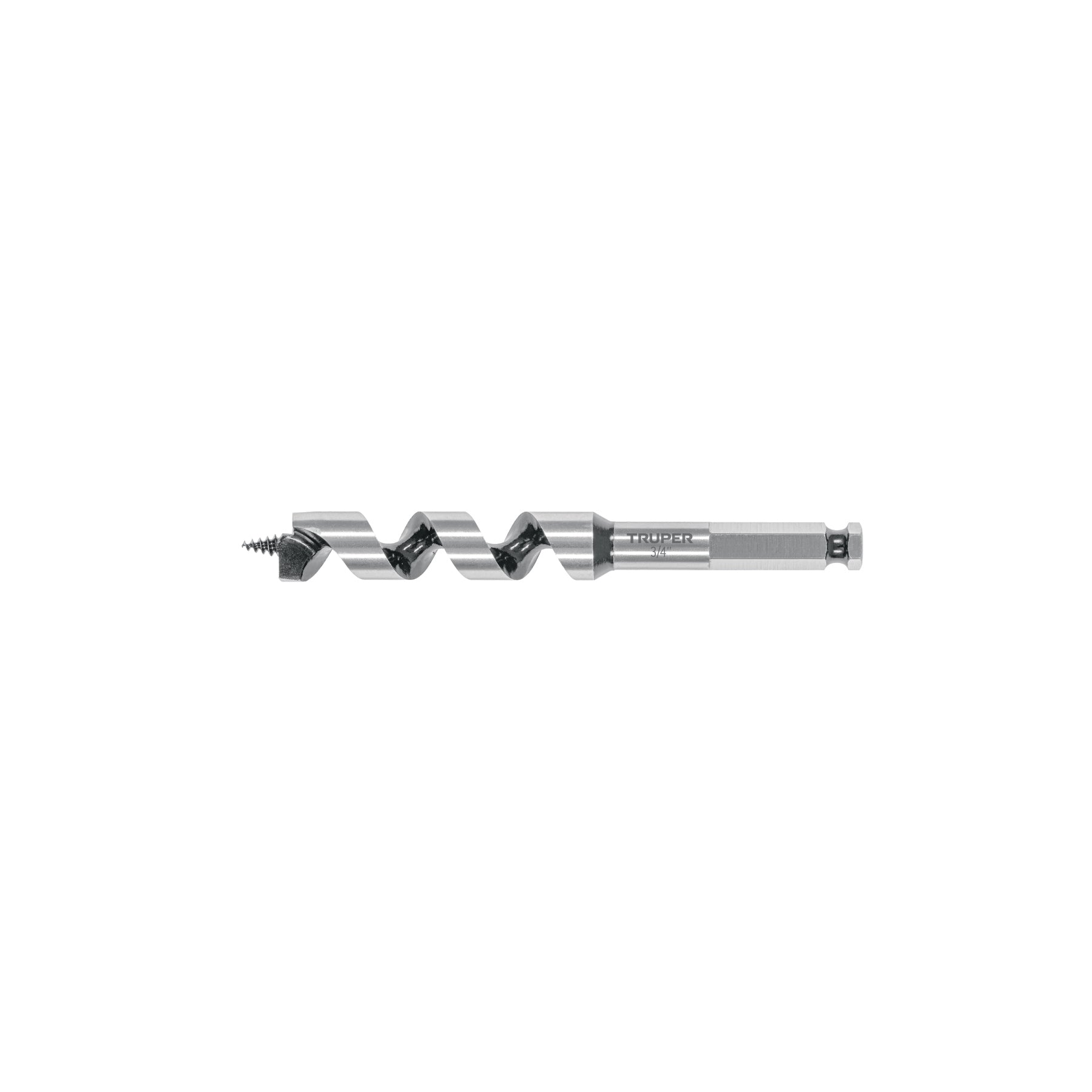Broca auger tipo berbiquí 3/4" X 6", TRUPER