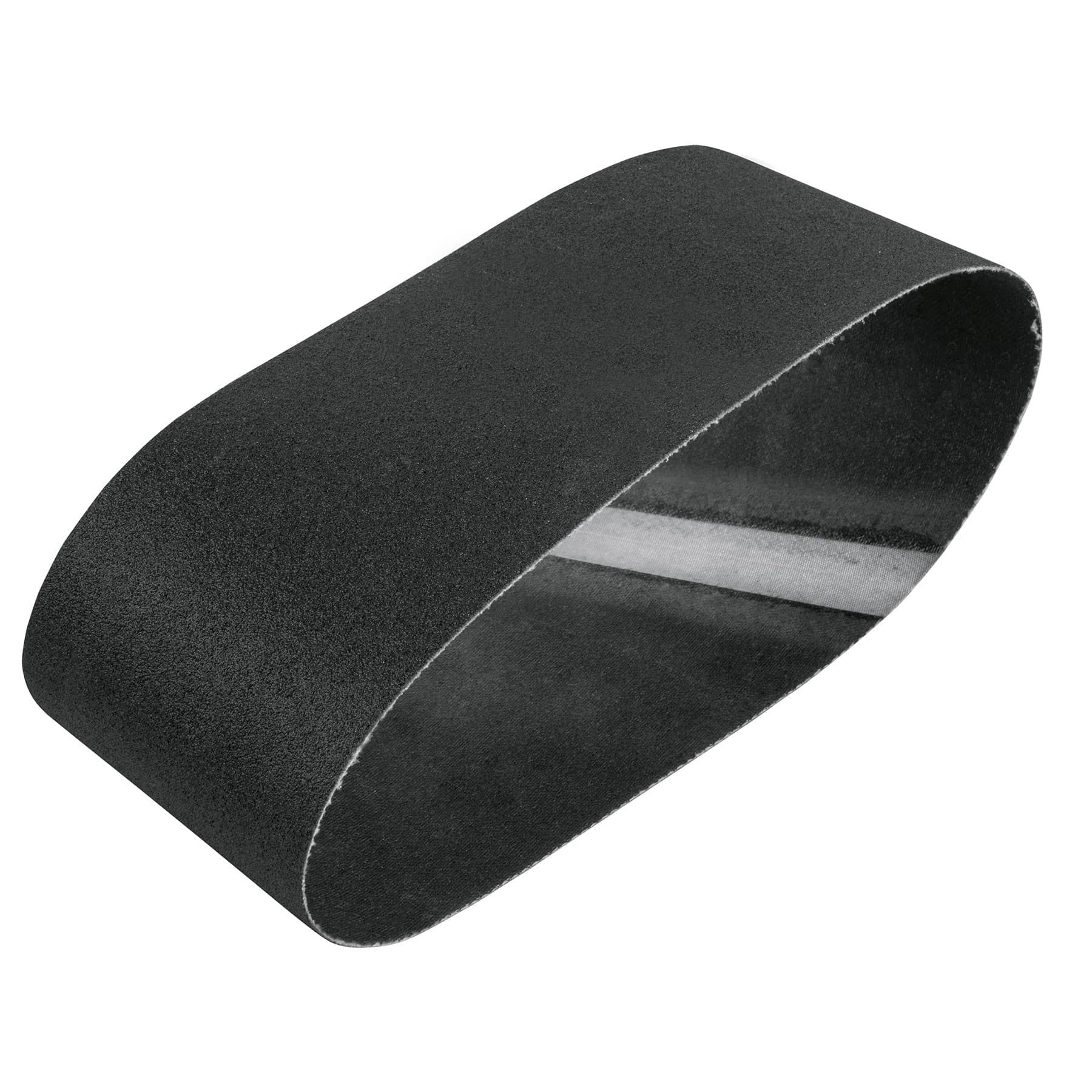 1 banda de lija 4 x 24" para vidrio grano 80 en paquete de 5