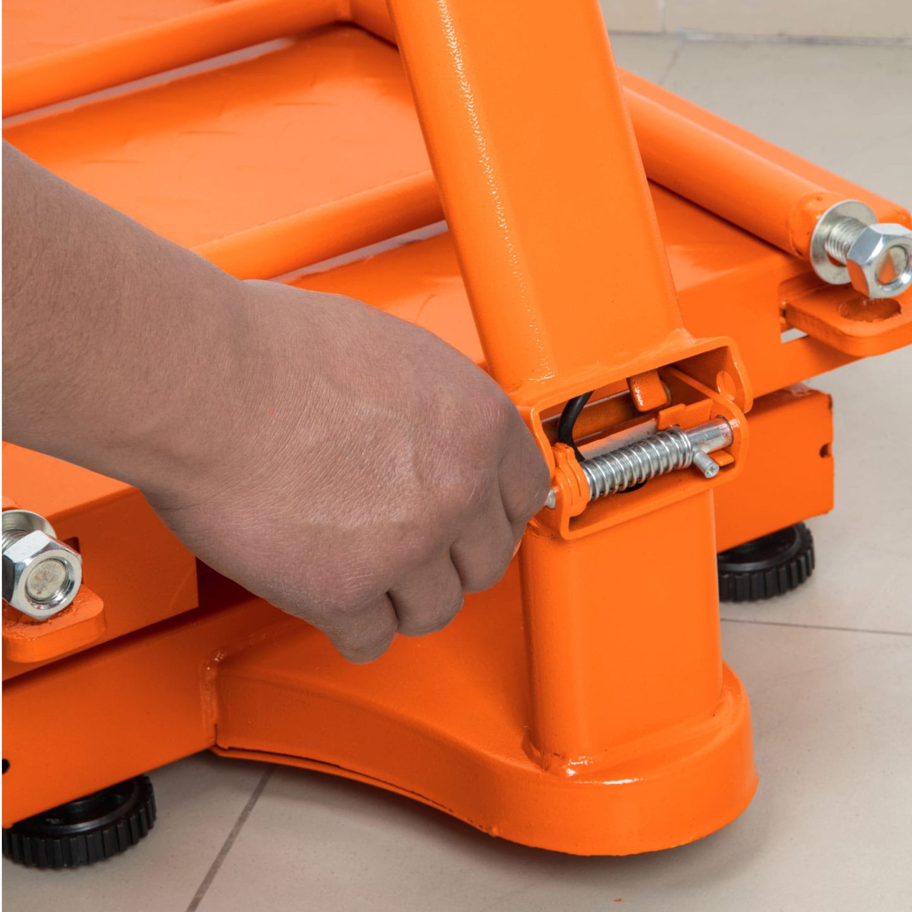 Báscula electrónica de plataforma, plegable, 600 kg, TRUPER