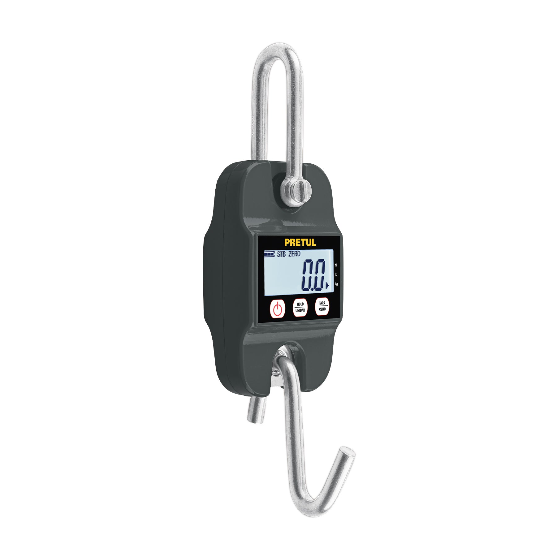 Báscula electrónica colgante, 300 kg, de pilas, Pretul, BASE-300CP, 29918