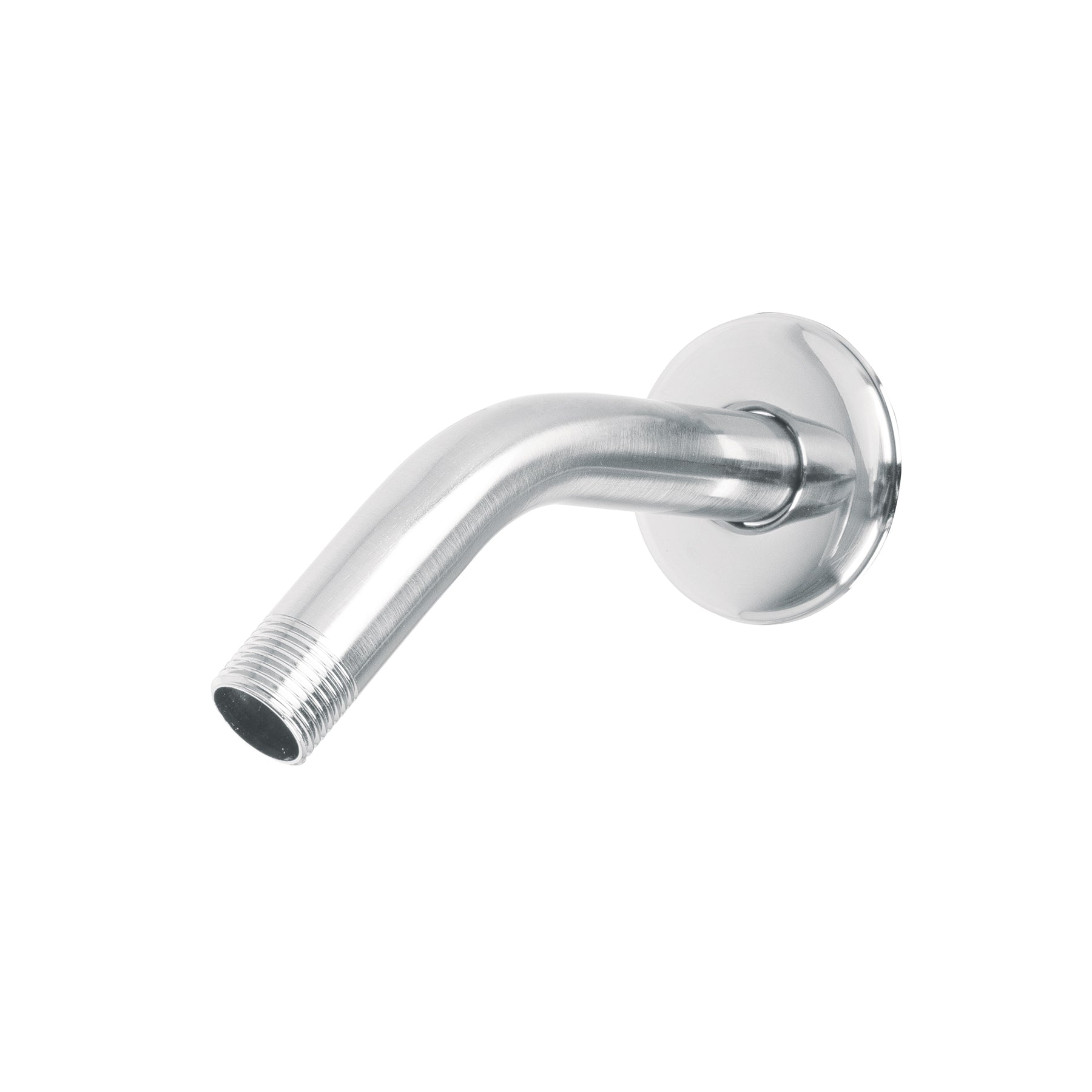 Brazo de acero cromado y chapetón de acero inoxidable para regadera, Foset, BCH-500, 49378