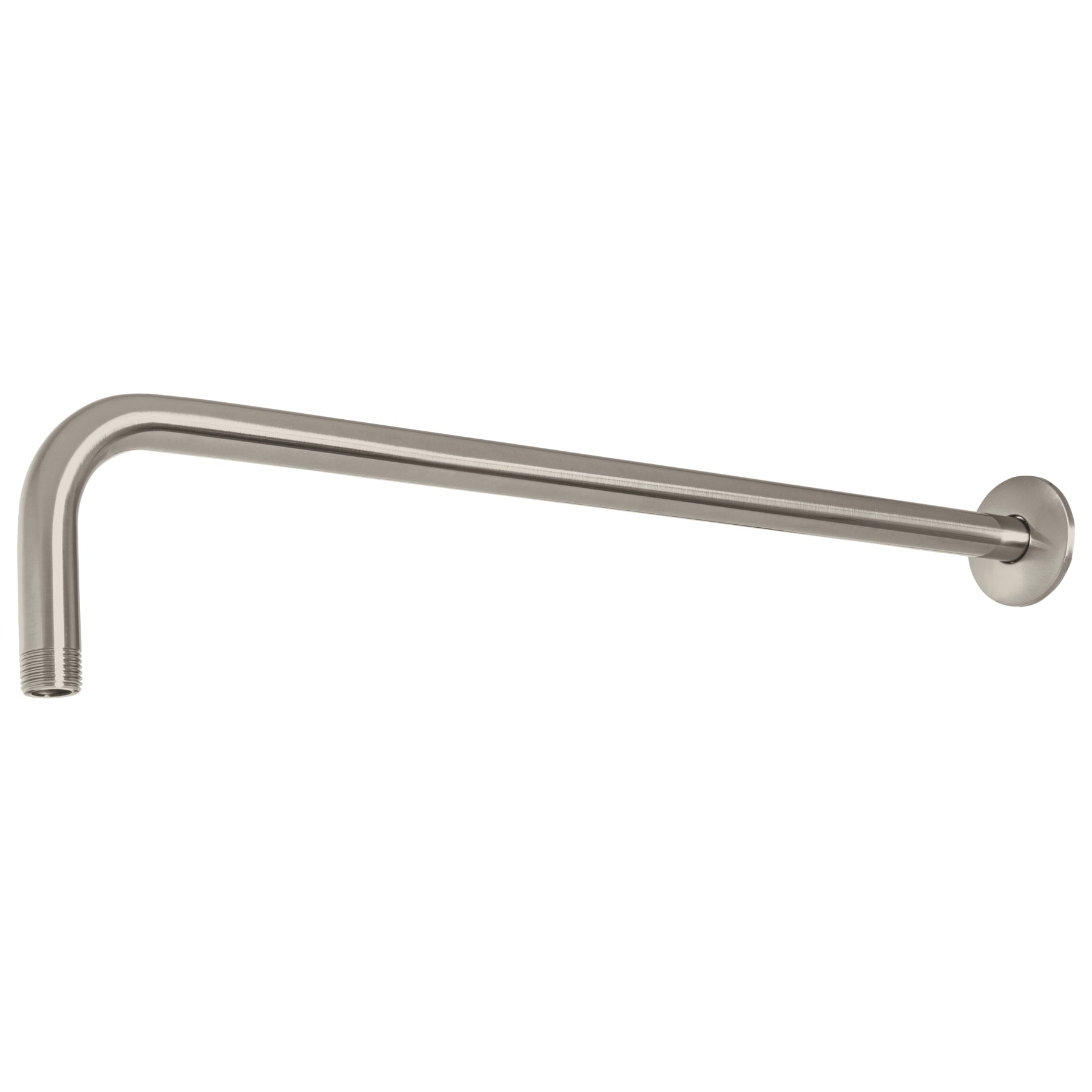 Brazo recto 50 cm con chapetón para regadera, satín, Foset, BCH-650N, 47753