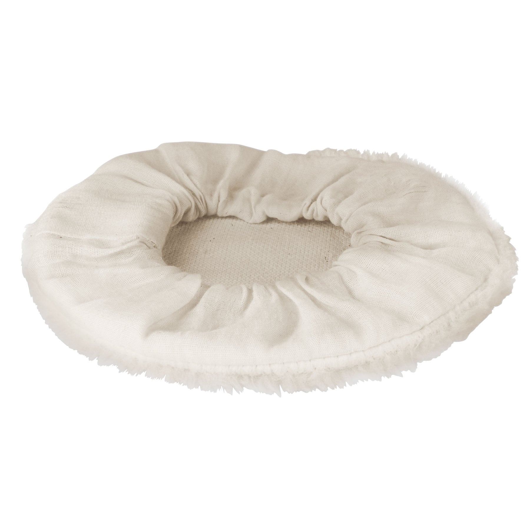 Borla para pulir de poliéster/algodón de 6" con resorte, Truper