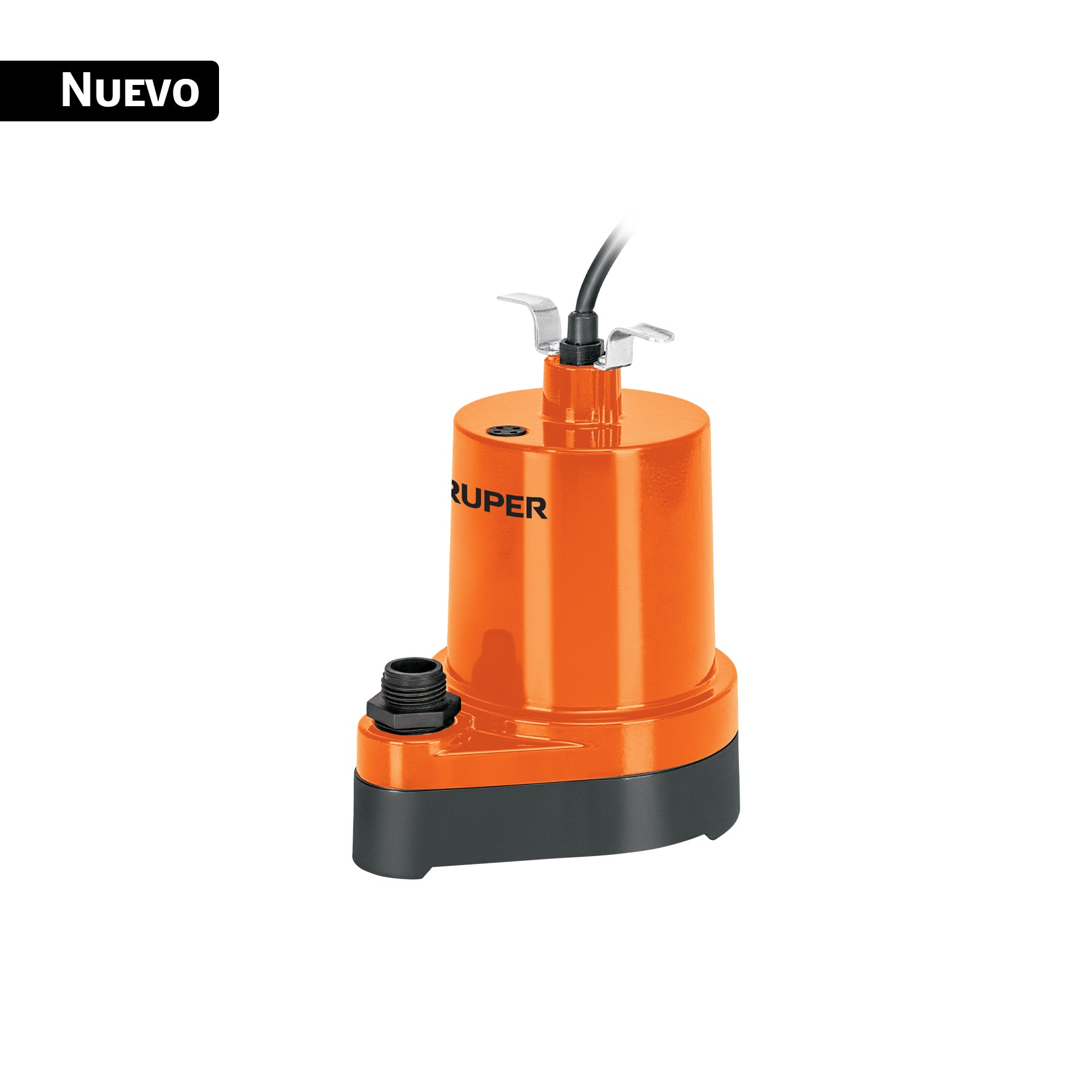 Bomba sumergible para fuente, 1/6 HP, Truper, BOS-1/6FU, 104199