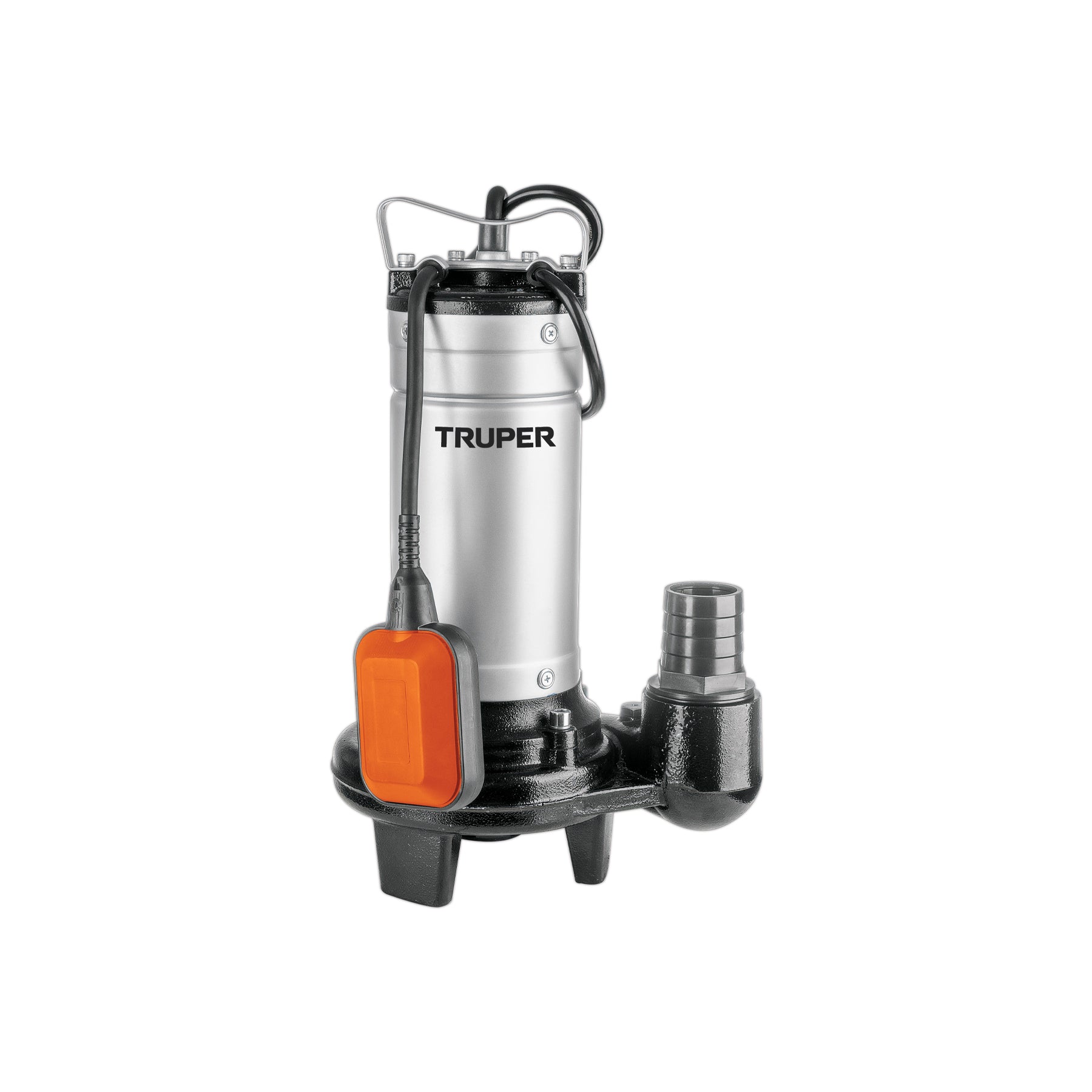 Bomba sumergible acero inox./hierro, a.sucia, 1HP, TRUPER
