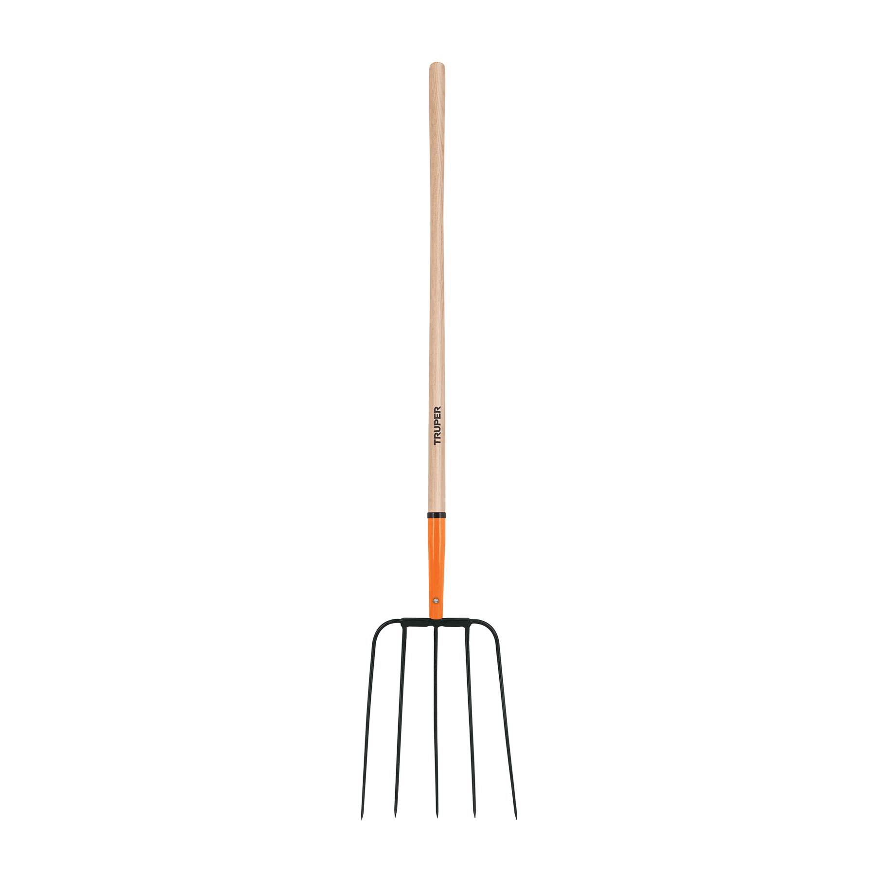 Bieldo para paja, 5 dientes, mango largo 48", cab/grande Truper