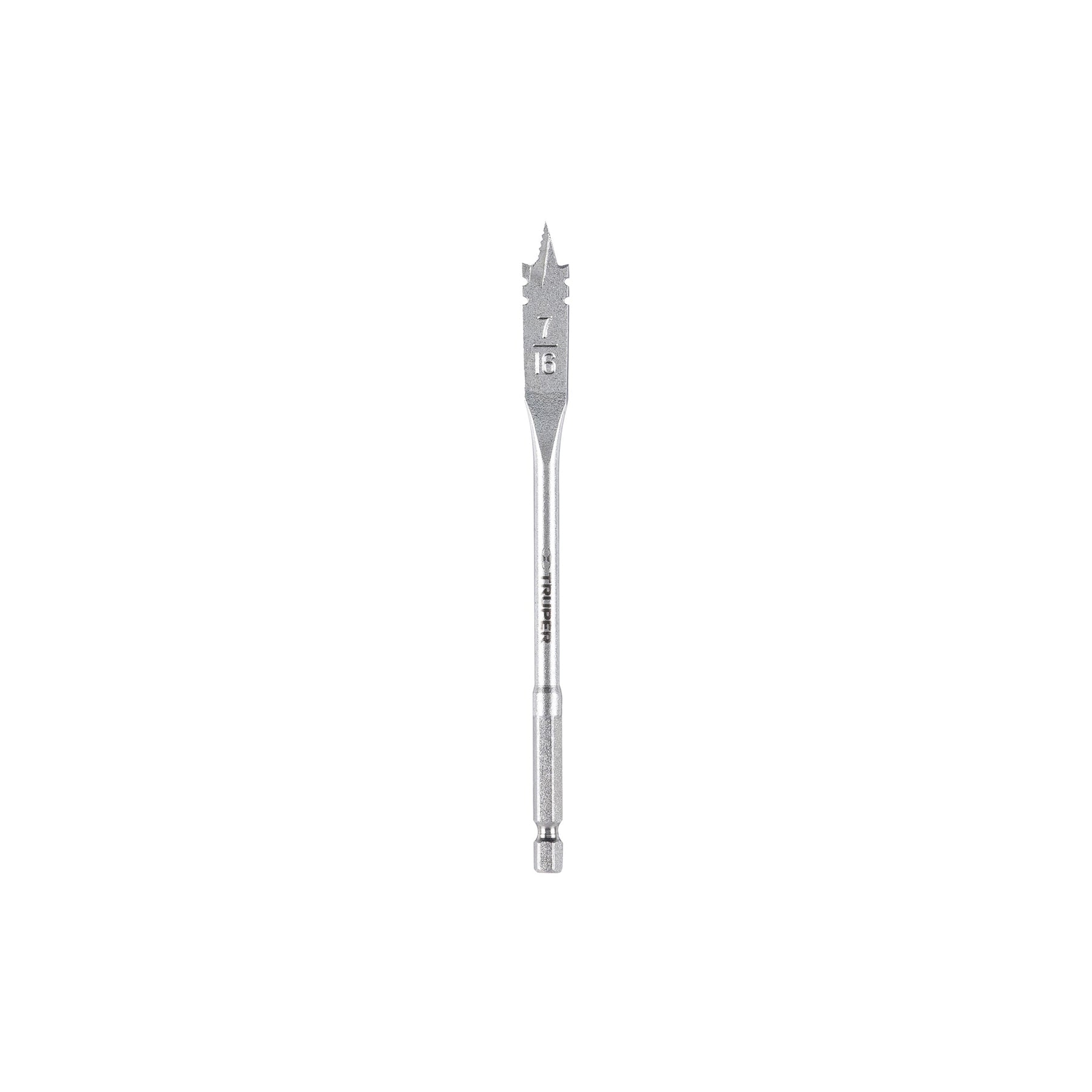 Broca plana de manita 7/16" para madera, Truper