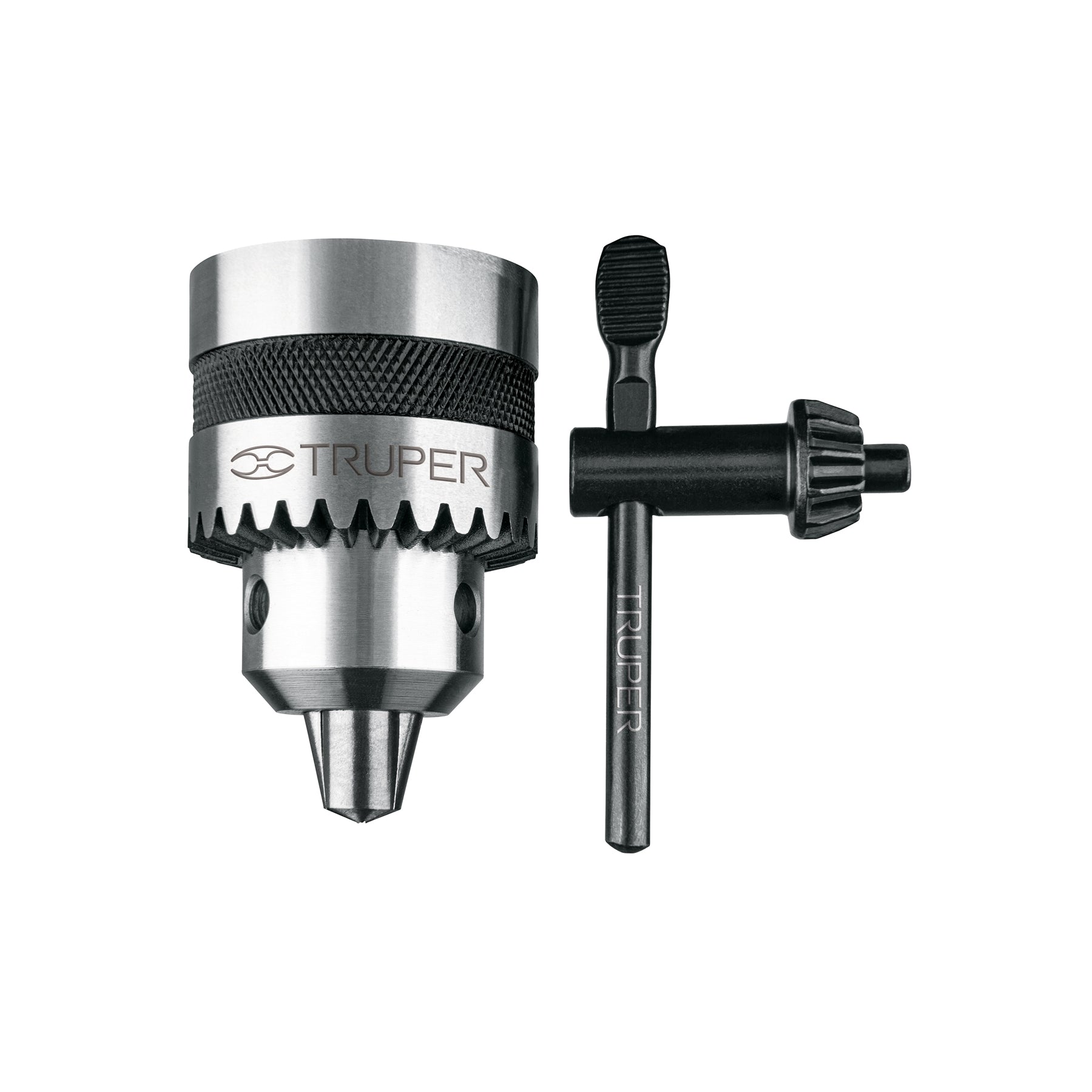 Broquero 1/2" con llave para taladro de piso TAPI-8, Truper