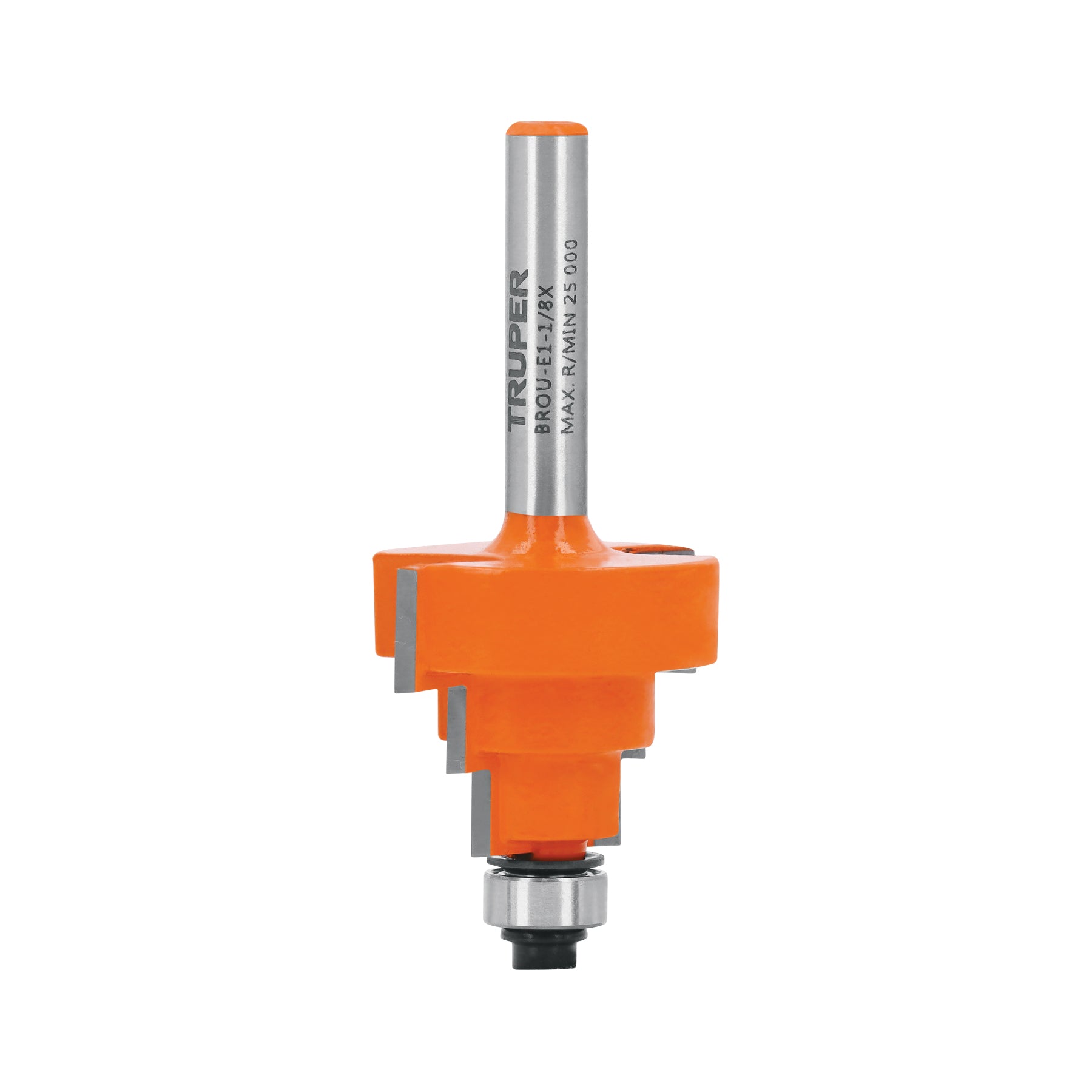 Broca para router, escalonada, 1-1/8", con balero, Truper