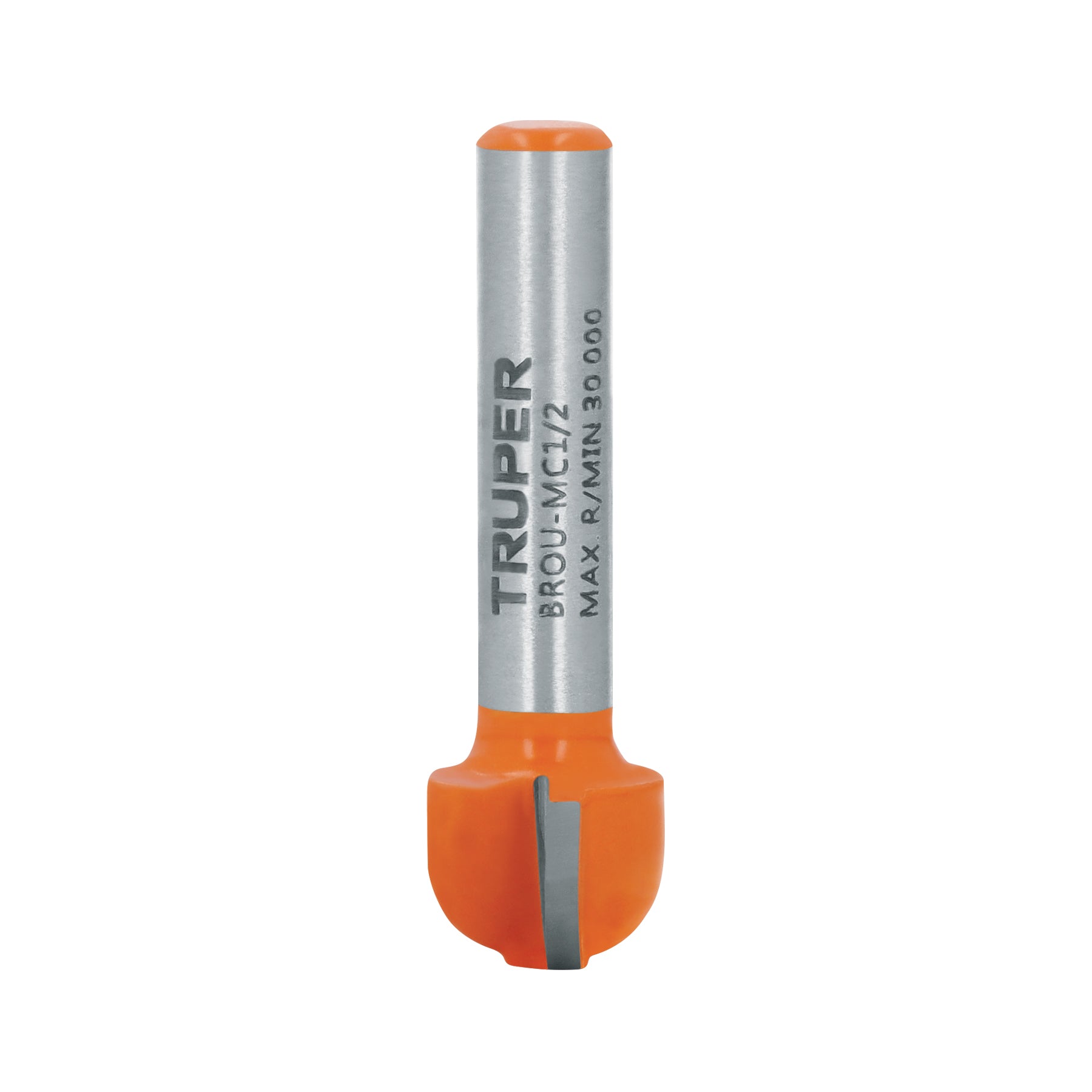 Broca para router, media caña, 1/2", Truper