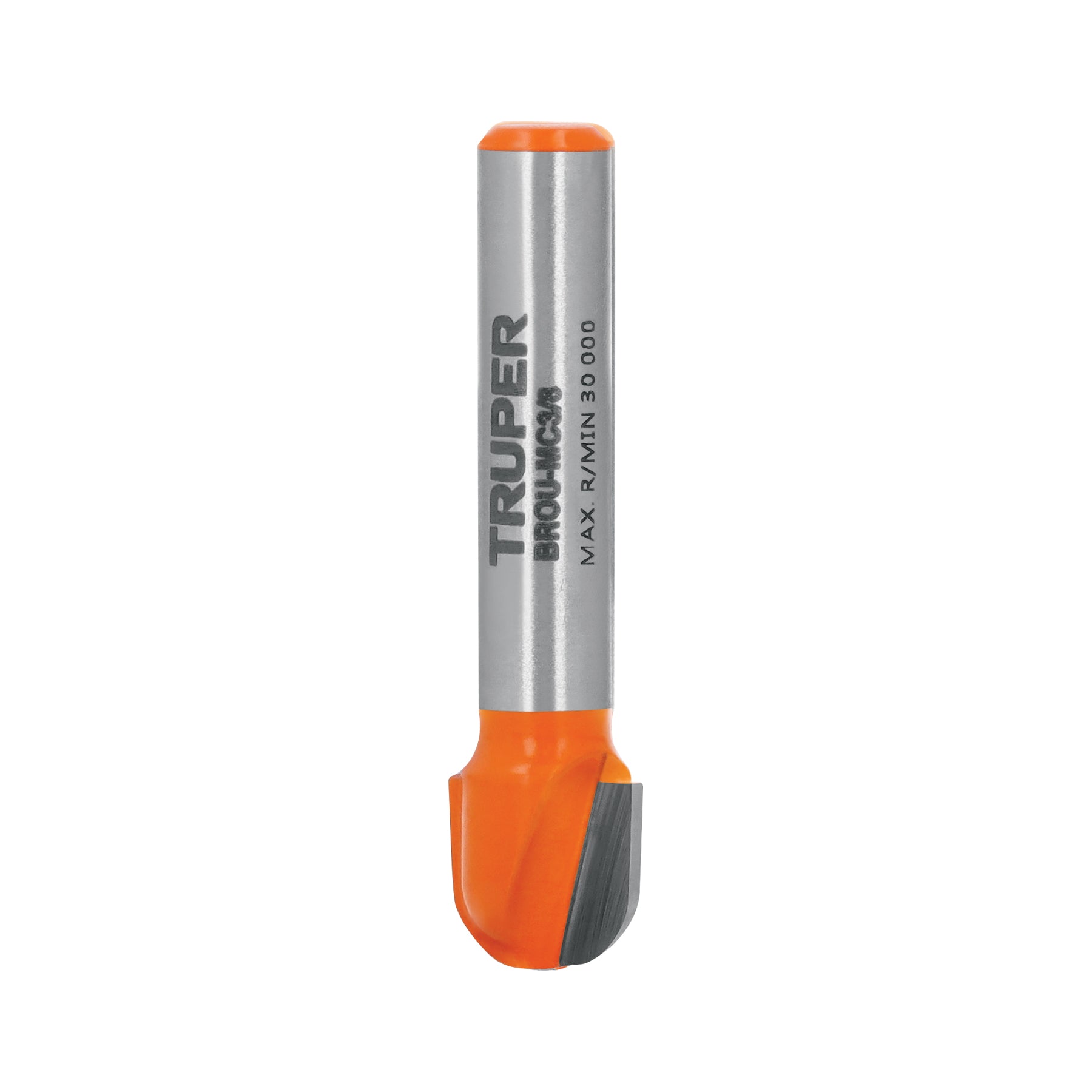 Broca para router, media caña, 3/8", Truper