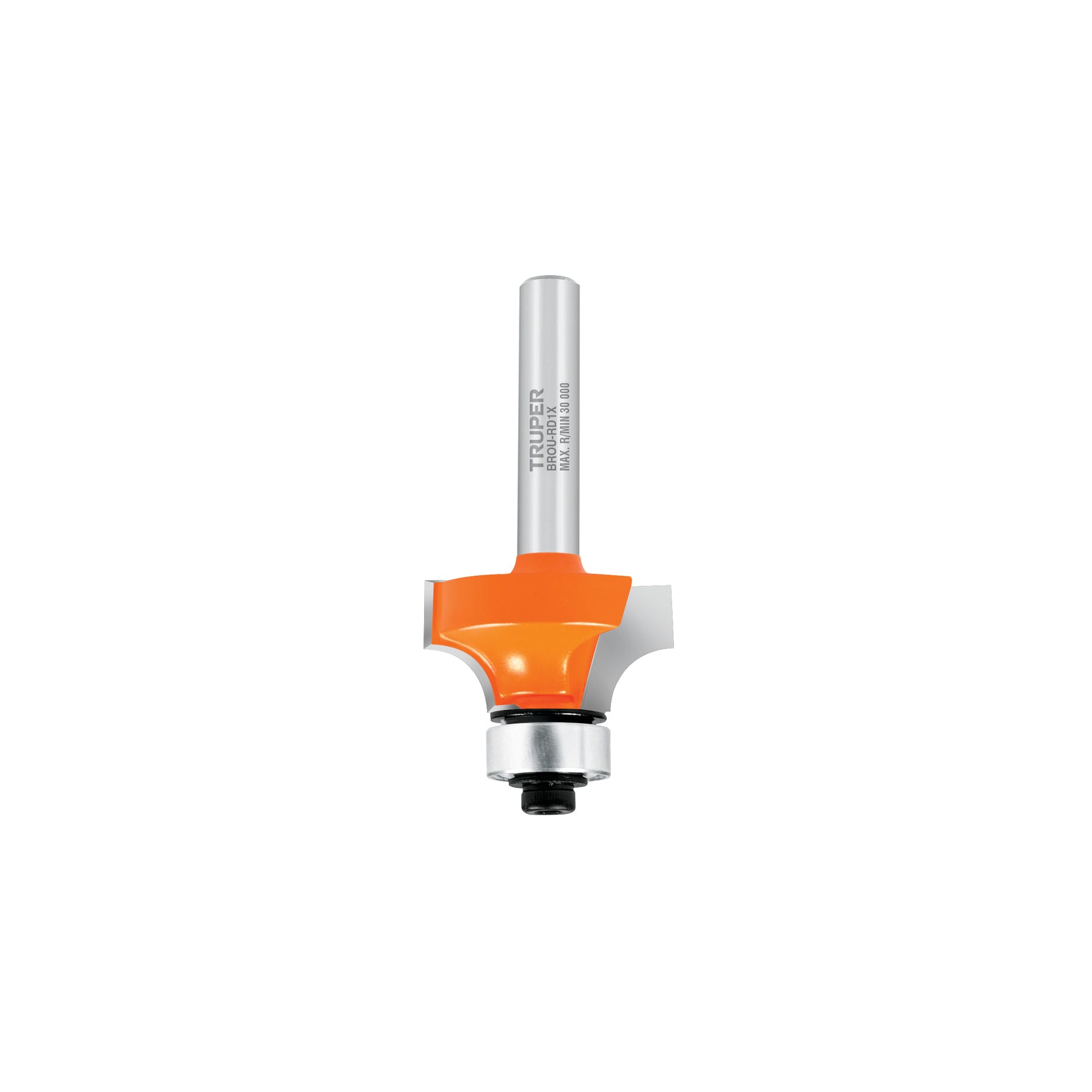 Broca para router, redondeado, 1" con balero, Truper