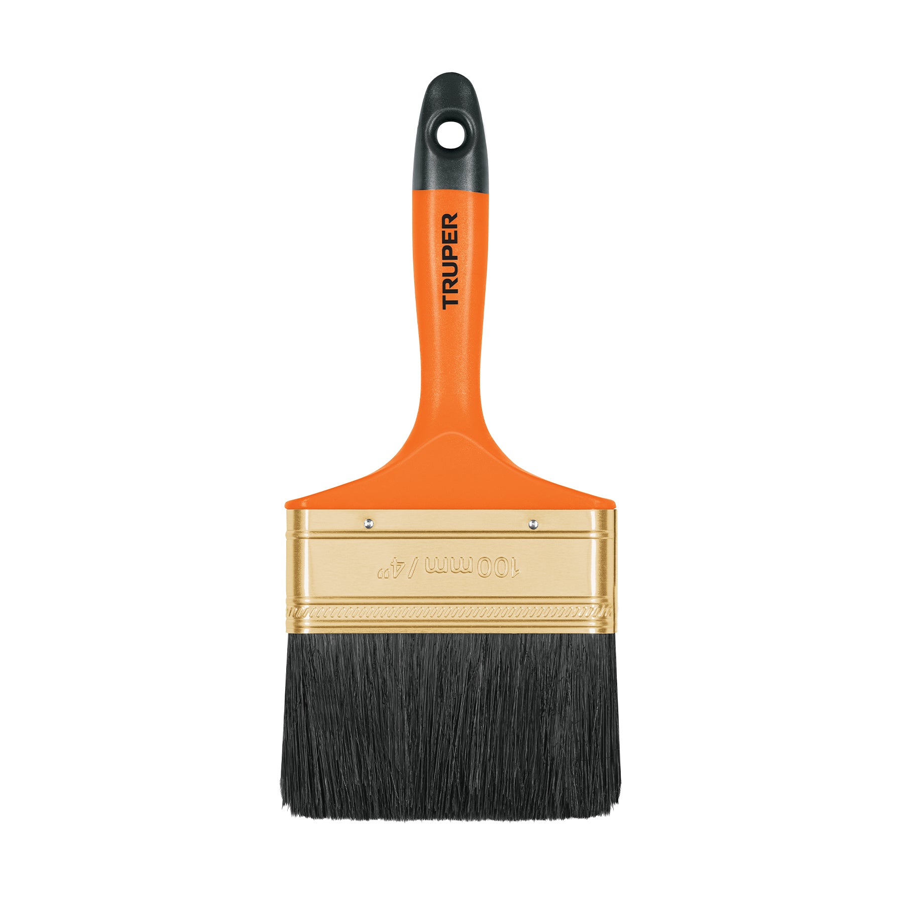 Brocha profesional de 4" con mango de plástico, Truper