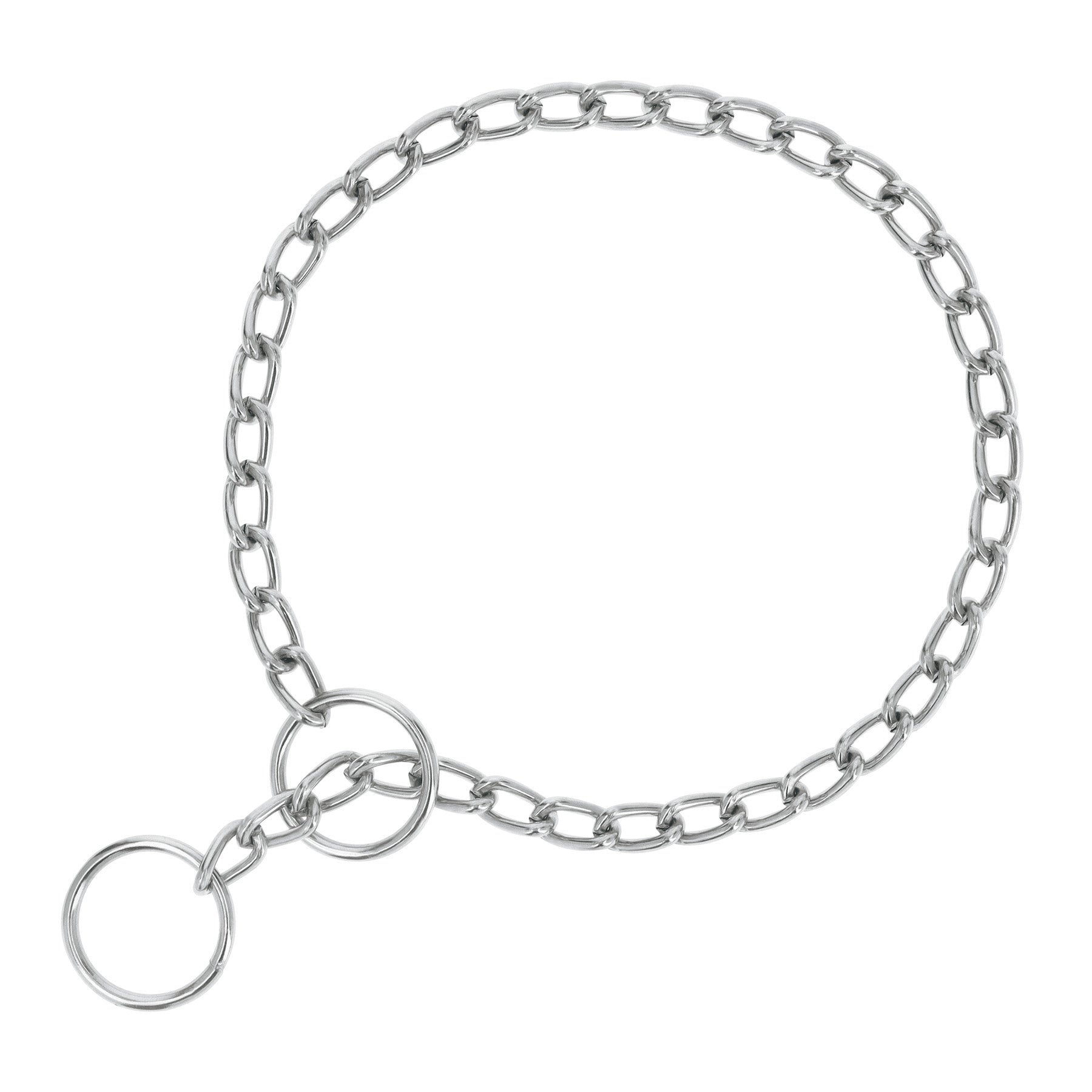 Collar de entrenamiento para perro, 45 cm, eslabón 2.5 mm