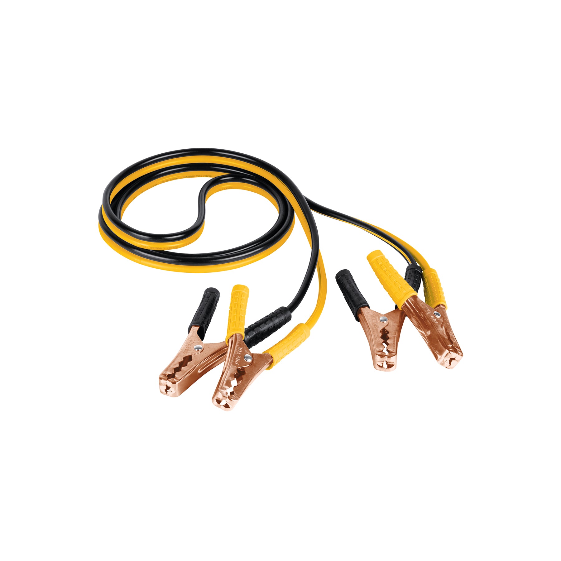 Cables pasa corriente 2.5m, 125 A, 10 AWG, con funda, Pretul, CAP-2510P, 22808