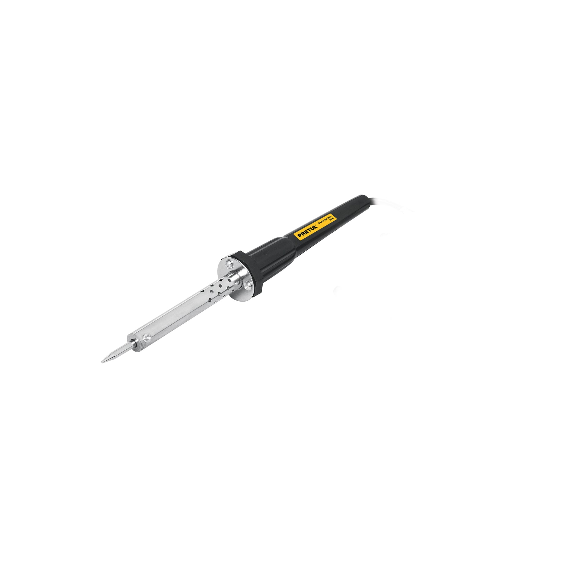 Cautín 30 W tipo lápiz para trabajo ligero, Pretul, CAU-30P2, 22806