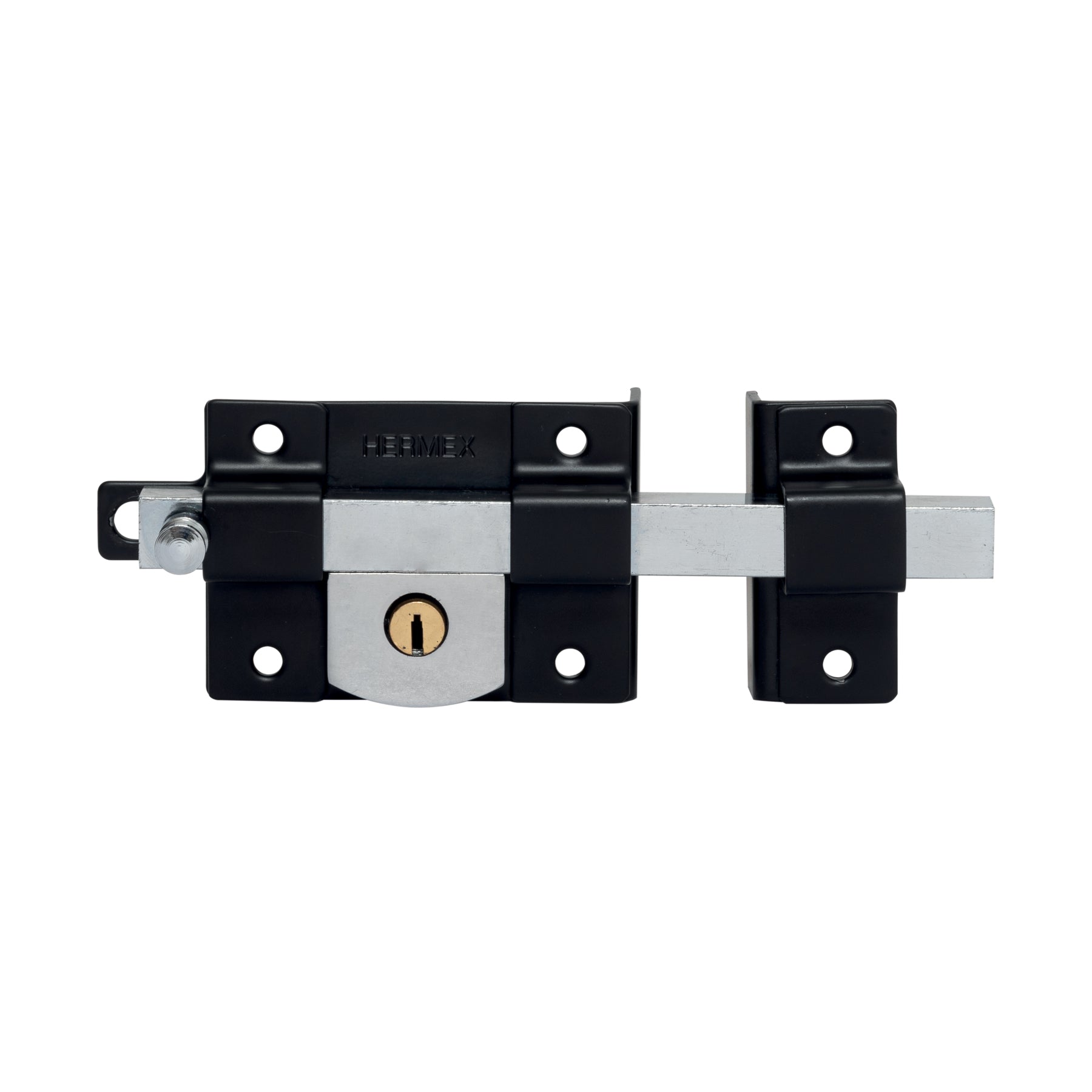 Cerradura de barra libre, derecha, negra, Hermex, CB-456D, 45584